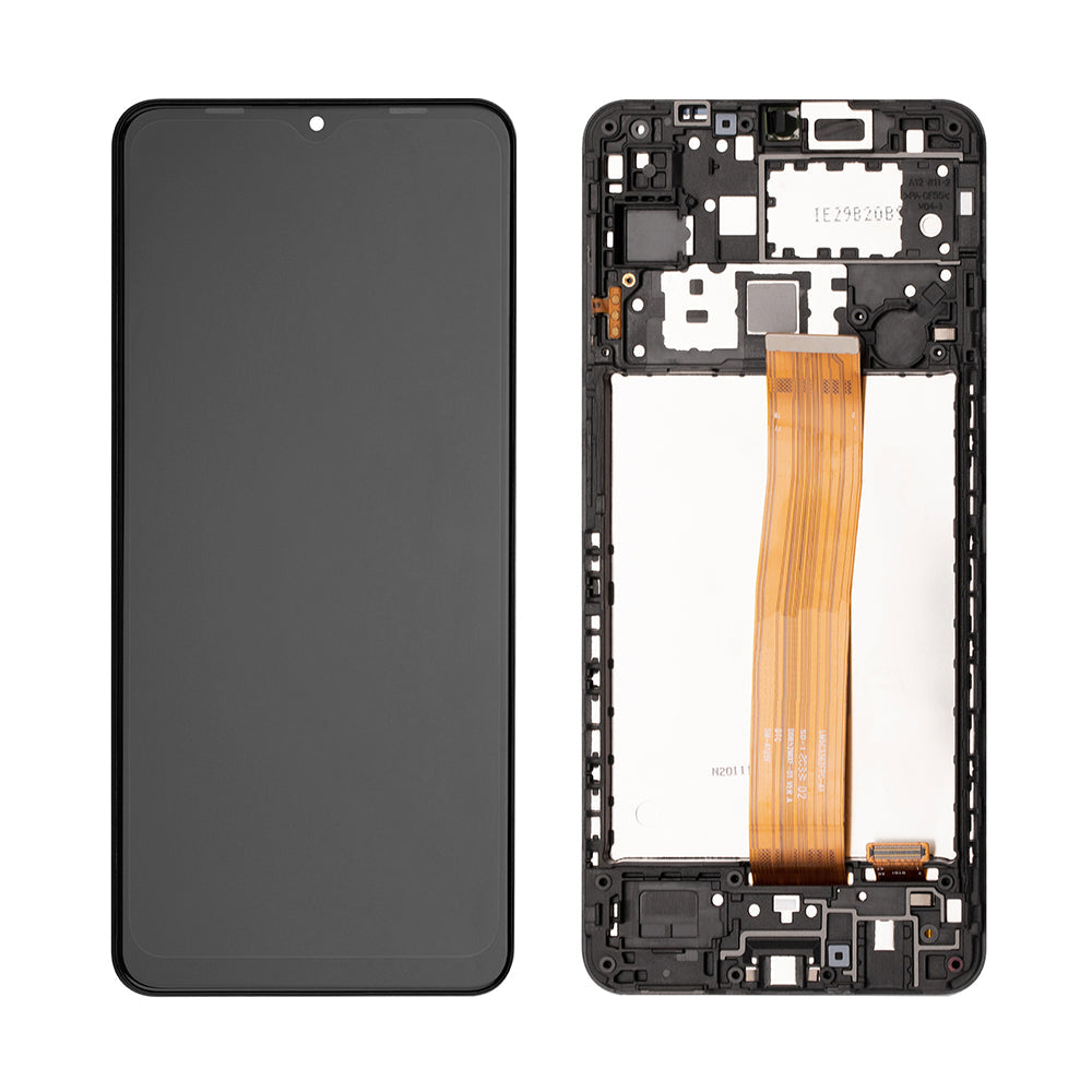 Samsung Galaxy A12 A125F Display And Digitizer With Frame (Flex DTC. CDOT) Service Pack