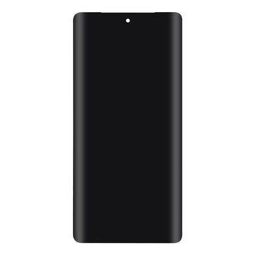 Google Pixel 7 Pro Display And Digitizer With Frame Black Service Pack
