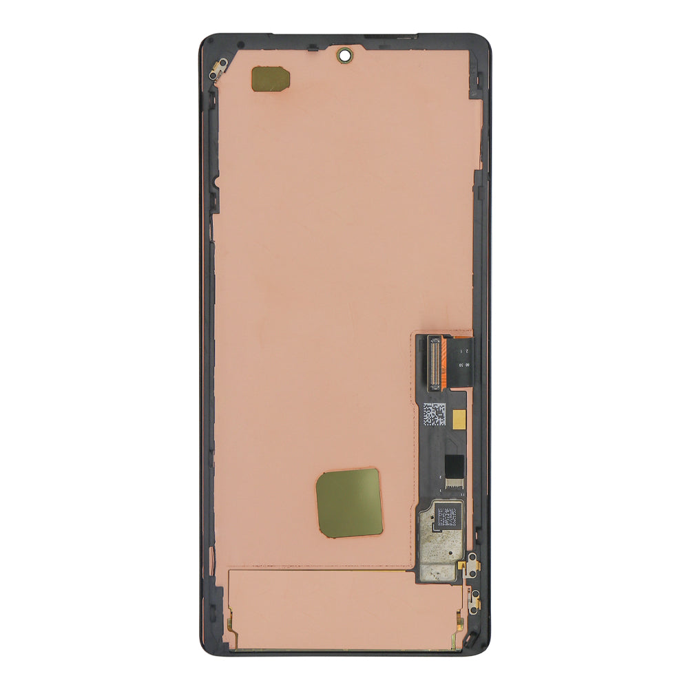 Google Pixel 7 Pro Display And Digitizer With Frame Black Service Pack
