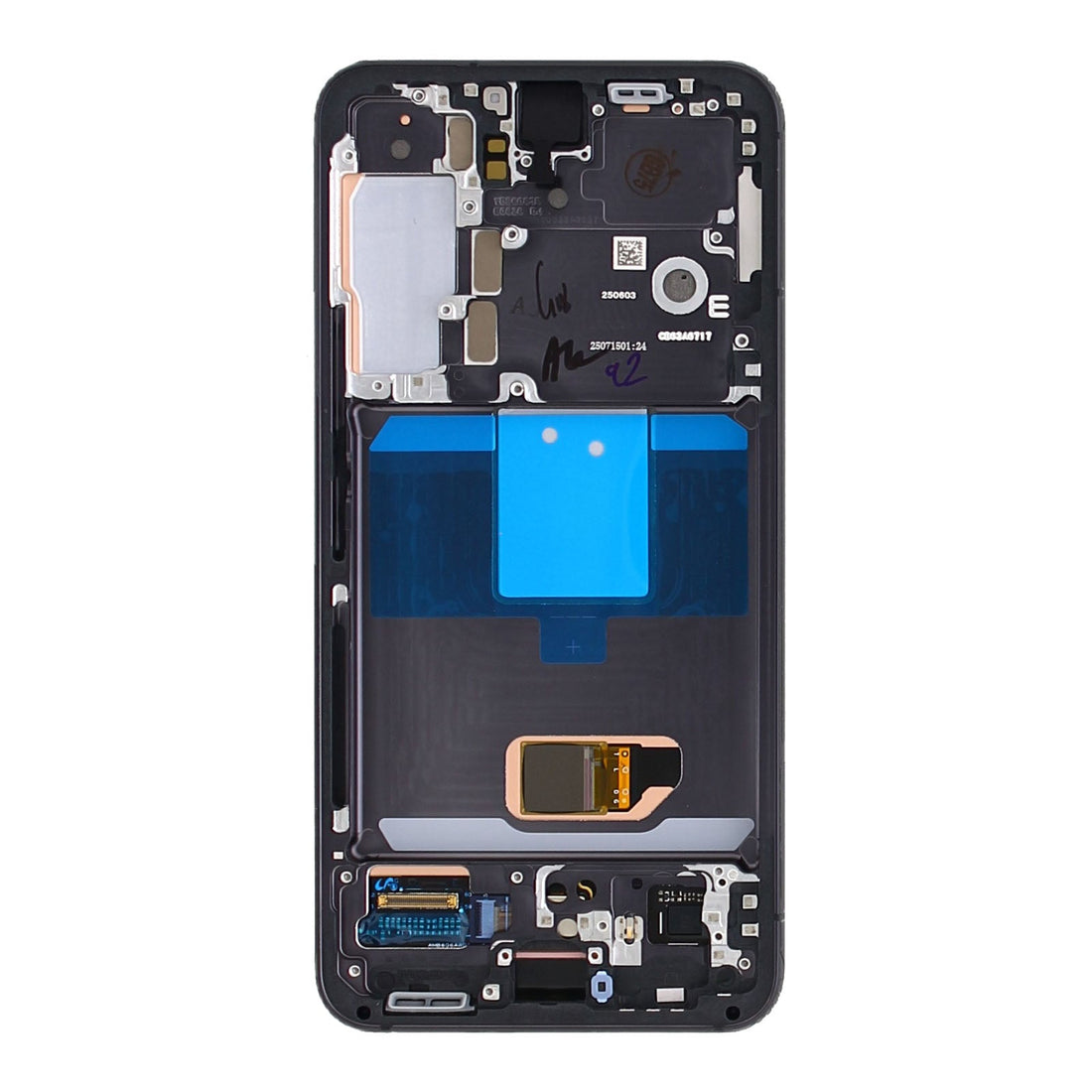 Samsung Galaxy S22 S901B Display And Digitizer With Frame Phantom Black Service Pack