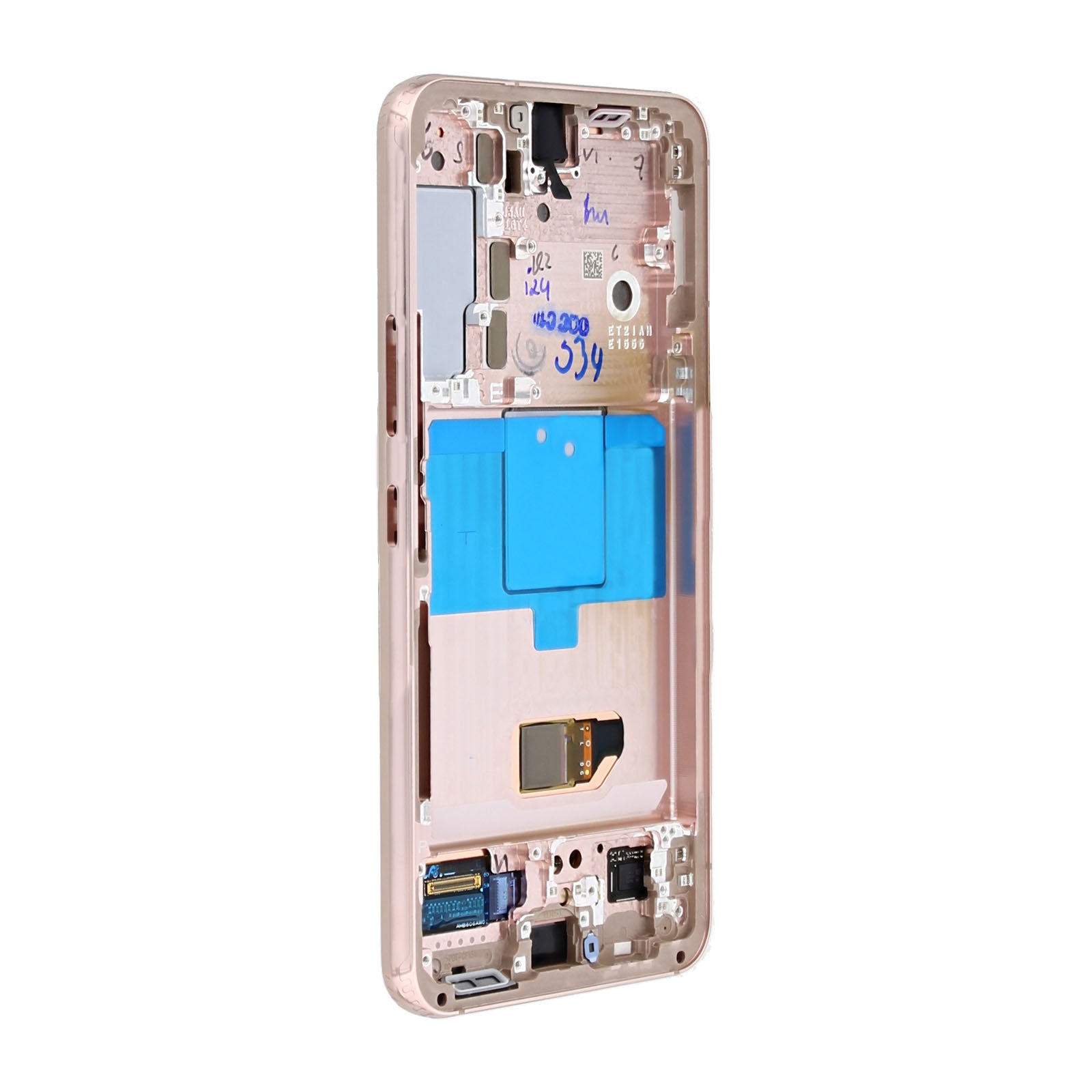 Samsung Galaxy S22 S901B Display And Digitizer With Frame Pink Gold Service Pack