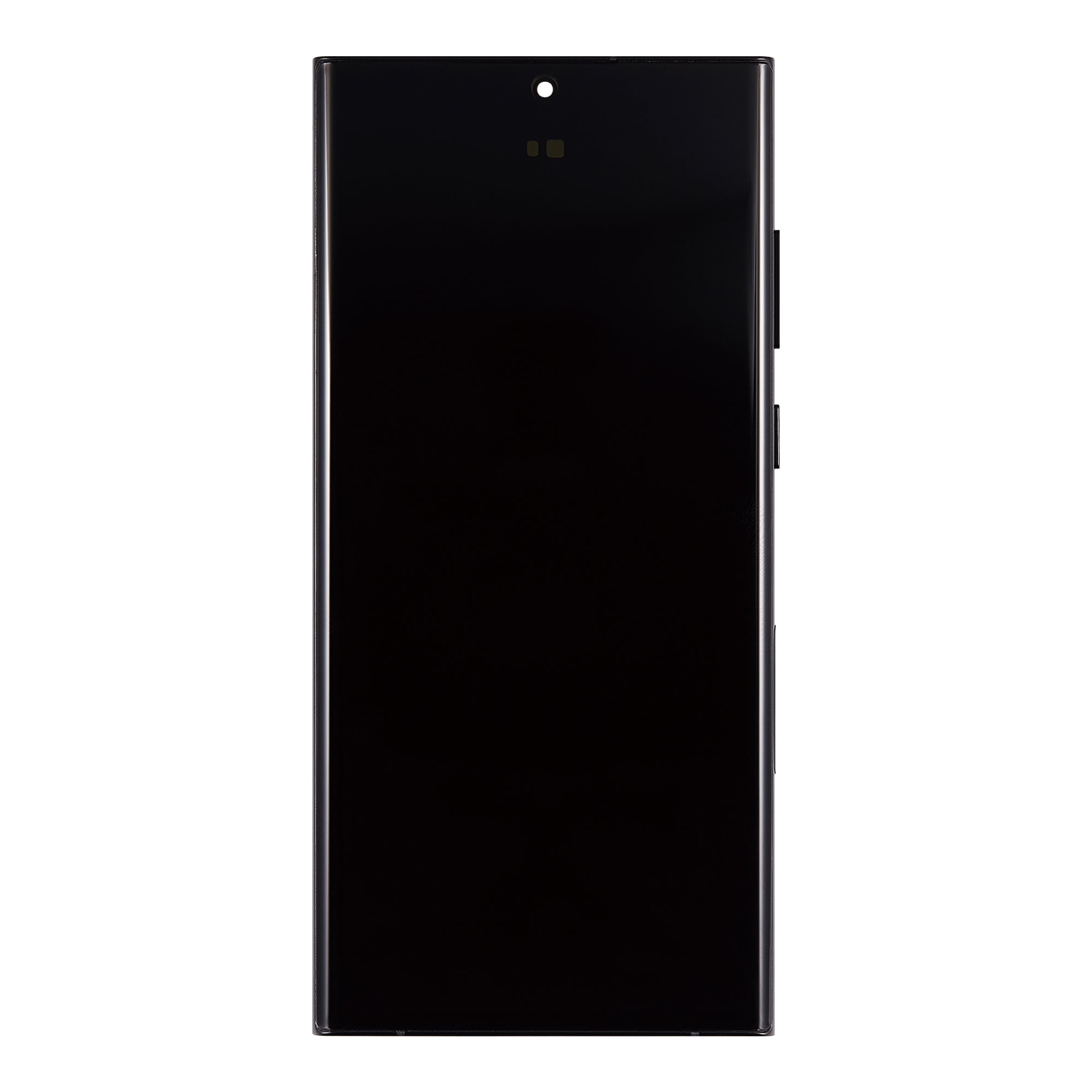Samsung Galaxy S22 Ultra S908B Display And Digitizer With Frame Graphite. Red. Sky Blue Service Pack