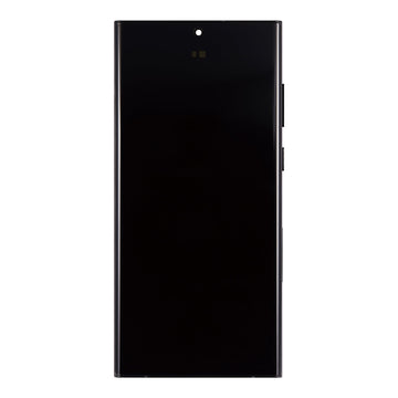 Samsung Galaxy S22 Ultra S908B Display And Digitizer With Frame Graphite. Red. Sky Blue Service Pack