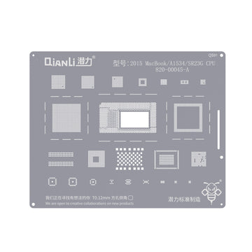 QIANLI Bumblebee Stencil QS91 For Apple MacBook (2015) A1534. SR23G. CPU 820-00045-A