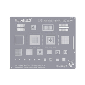 QIANLI Bumblebee Stencil QS95 For Apple MacBook Pro A1706.  A1707