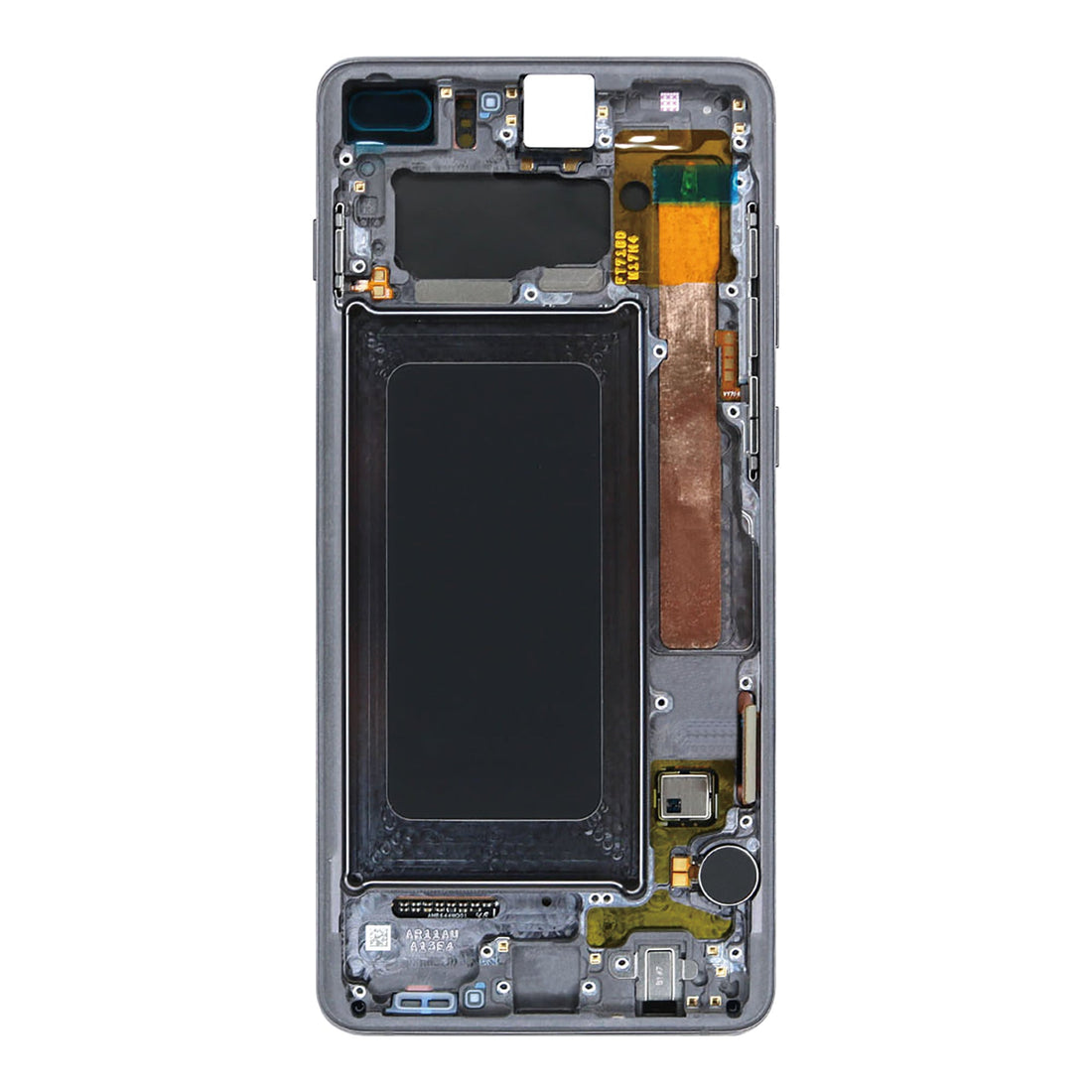 Samsung Galaxy S10 Plus G975F Ecrã E Digitalizador Com Aro Preto Prismático Service Pack