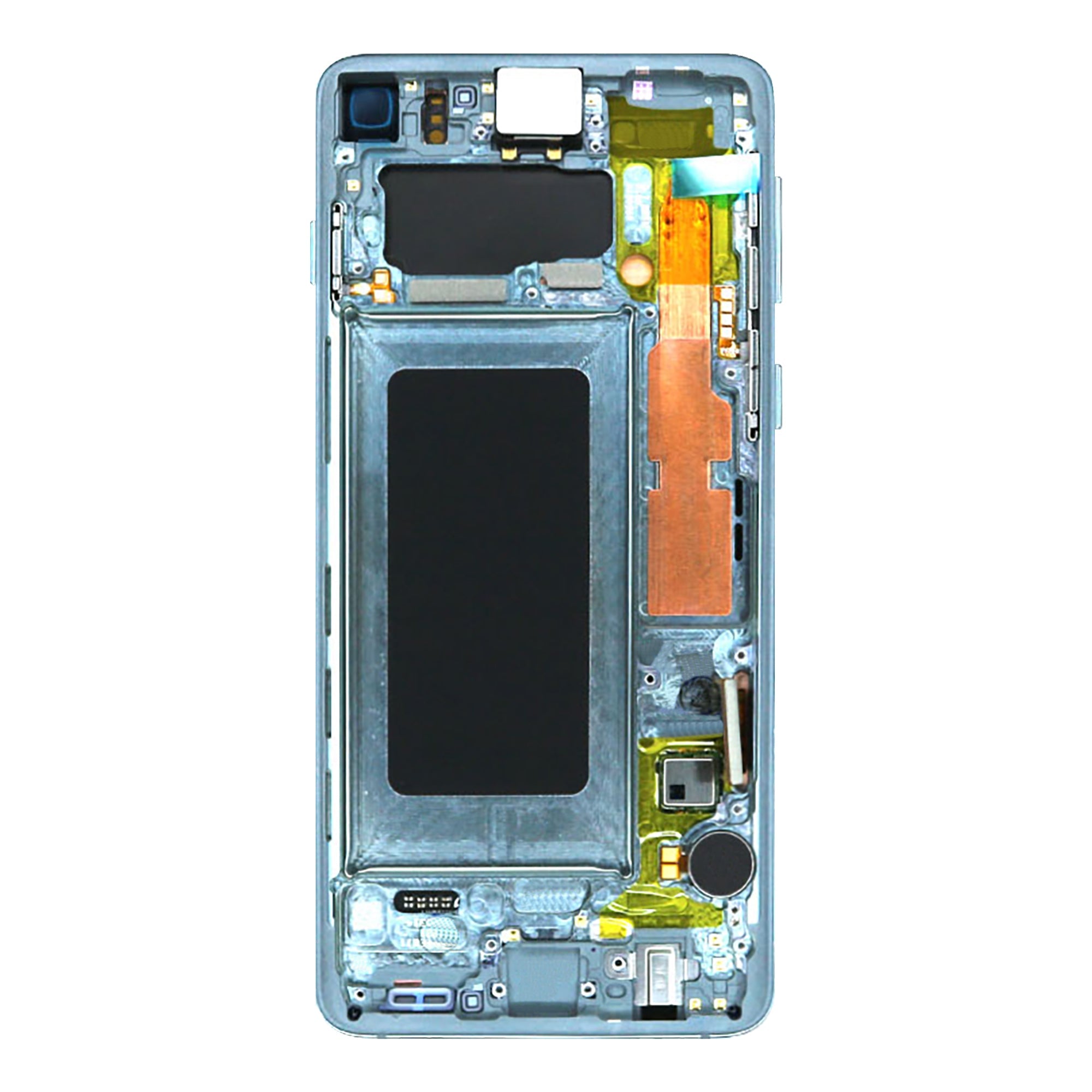 Samsung Galaxy S10 G973F Ecrã e Digitalizador com Aro Prism Green Service Pack
