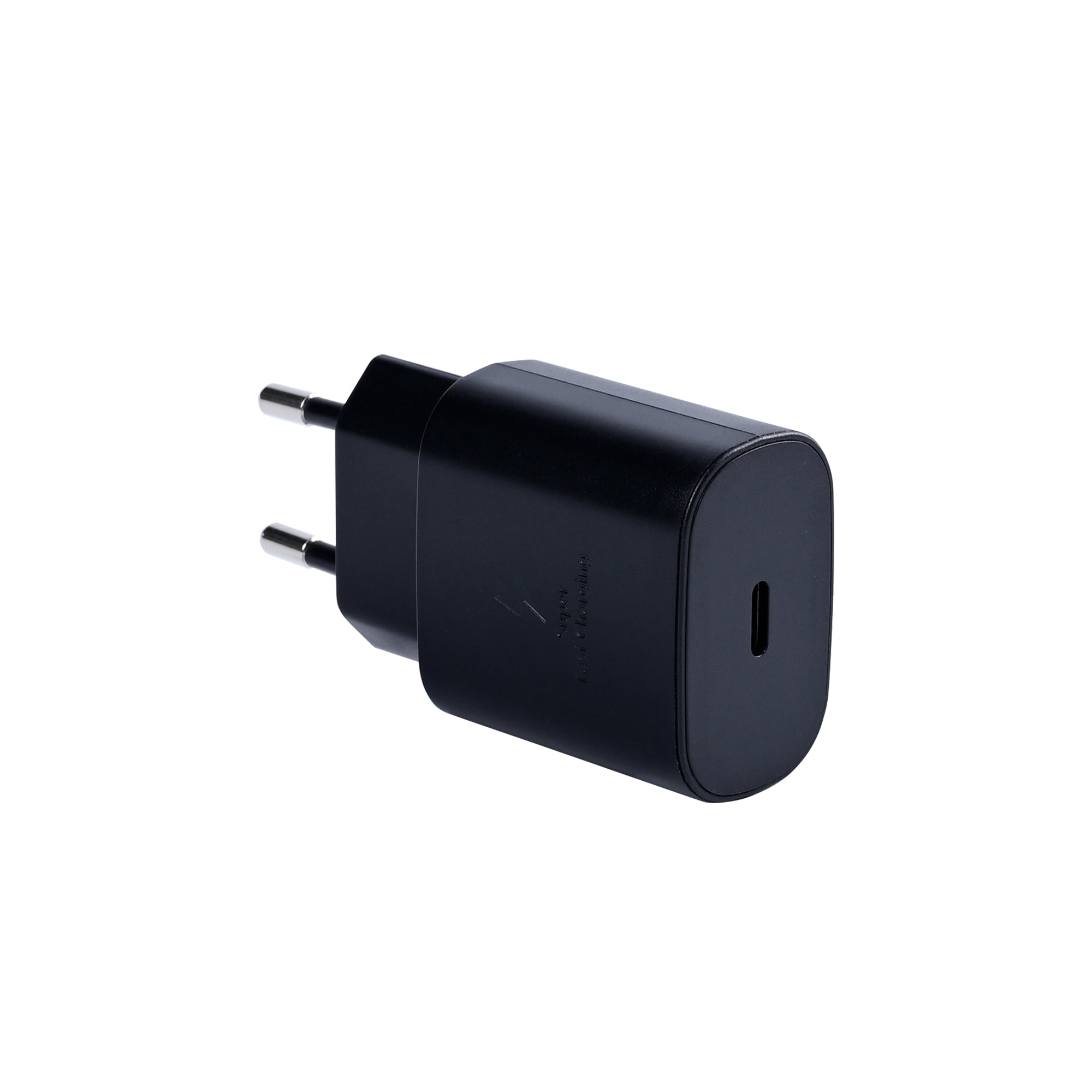 شاحن سامسونج PD محول EP-TA800 USB-C 25 وات أسود أصلي (تعبئة بالجملة)