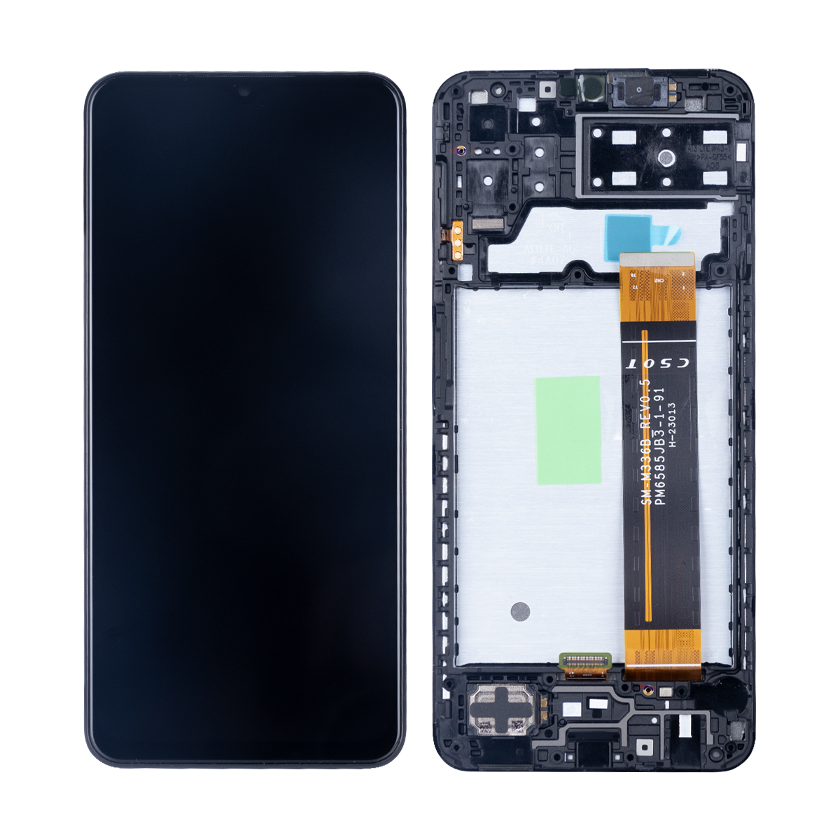 Samsung Galaxy A13 A135F. A13 A137F Display And Digitizer With Frame Black Service Pack