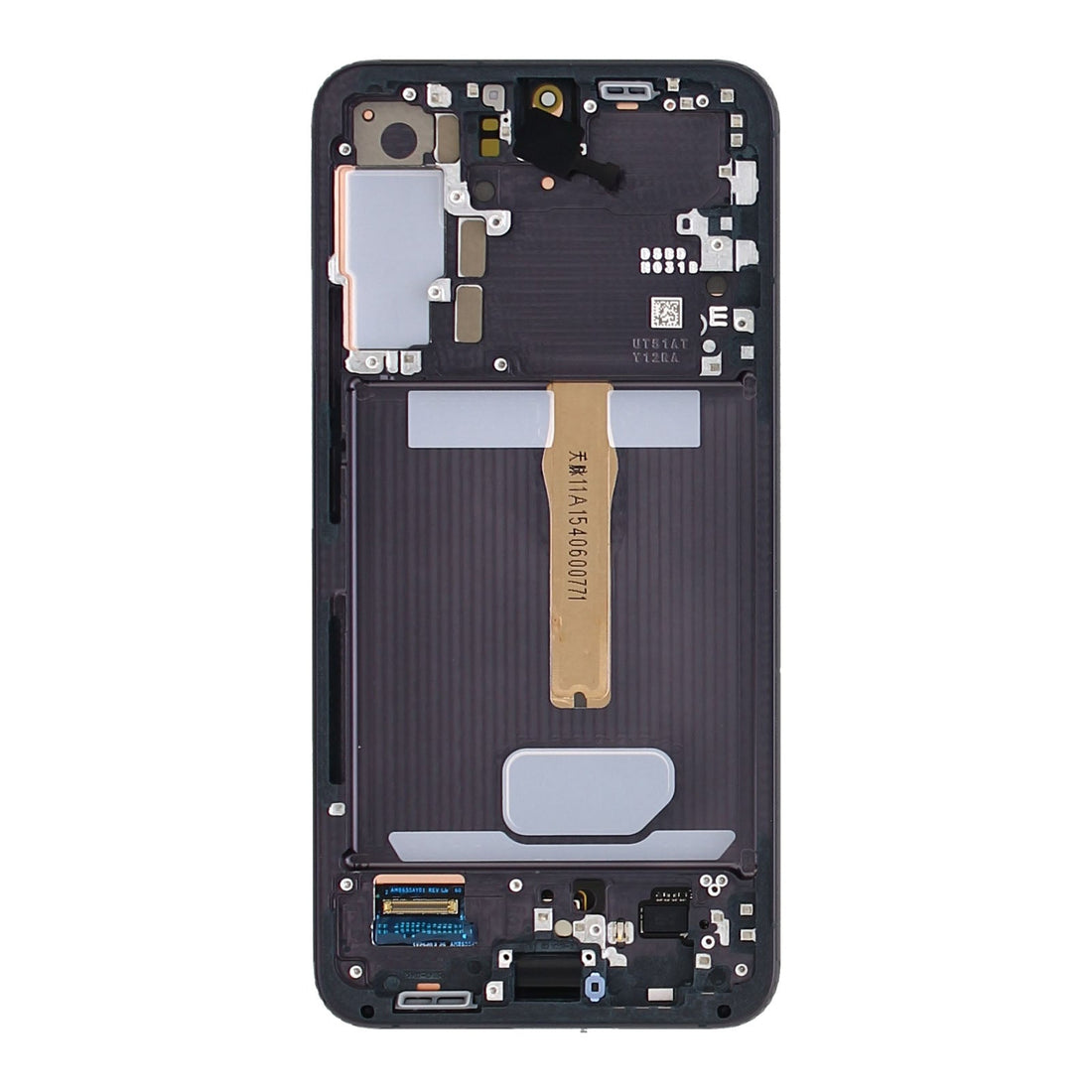 Samsung Galaxy S22 Plus S906B Display And Digitizer With Frame Phantom Black Service Pack