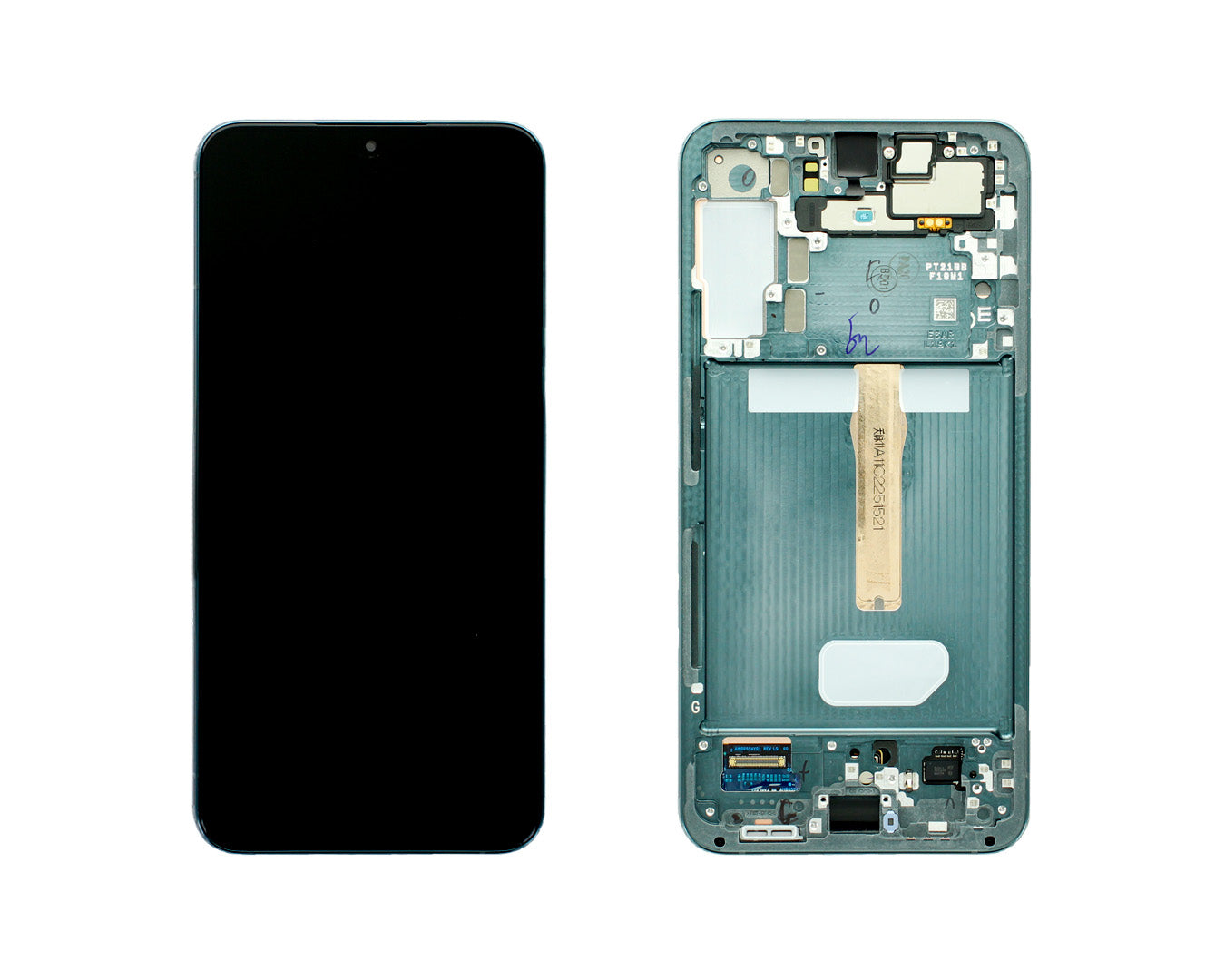 Samsung Galaxy S22 Plus S906B Ecrã E Digitalizador Com Aro Verde Service Pack