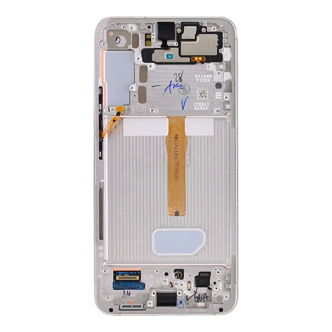 Samsung Galaxy S22 Plus S906B Display And Digitizer With Frame Phantom White.Cream.Sky Blue Service Pack