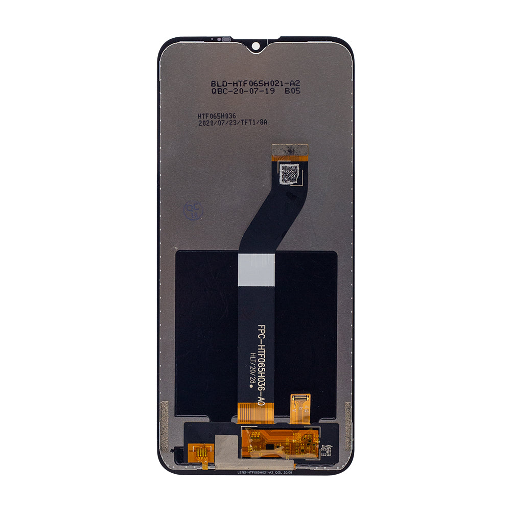 Motorola Moto G8 Power Lite شاشة وديجيتيزر بدون إطار باللون الأسود عبوة خدمة
