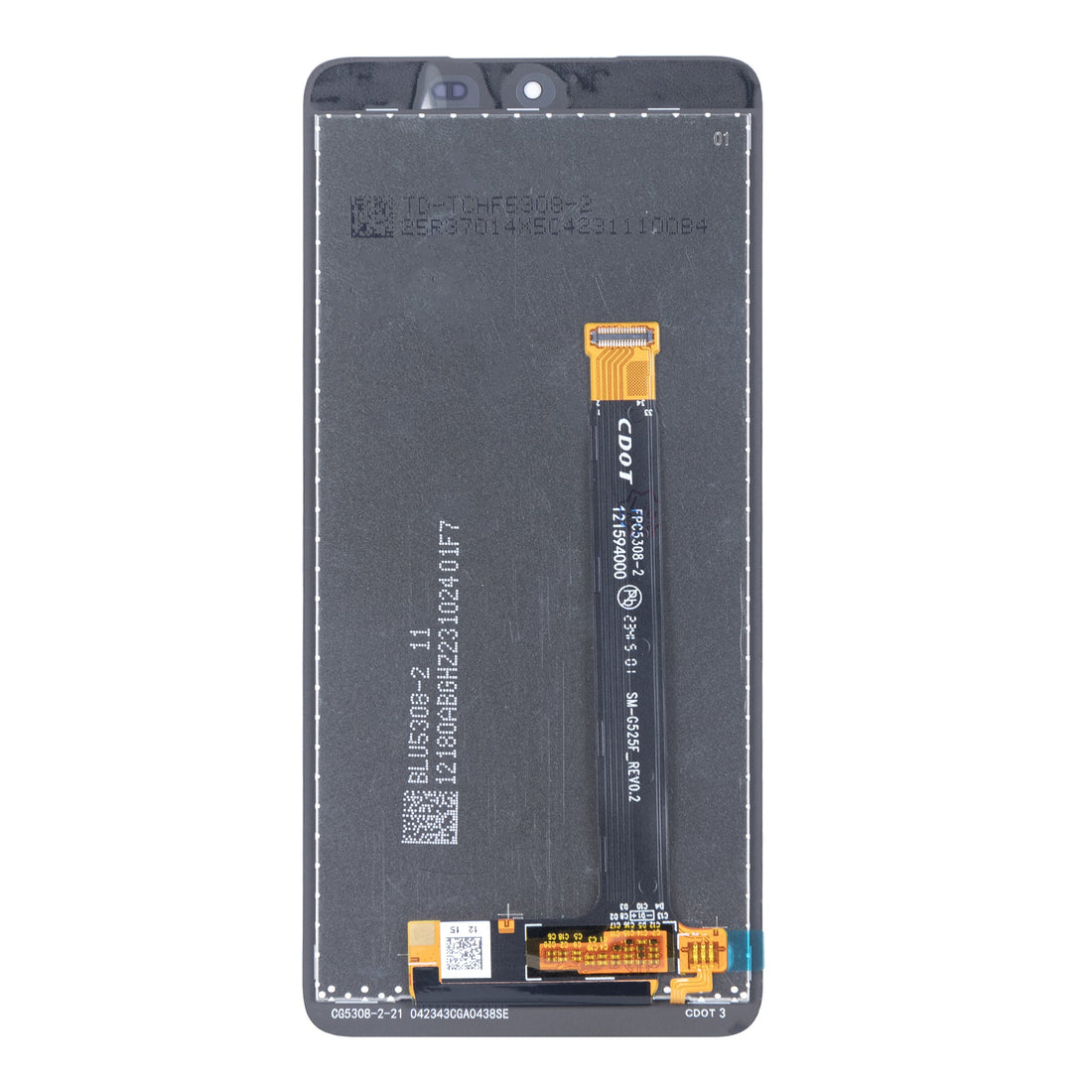 Samsung Xcover 5 G525F Display And Digitizer Without Frame Black Soft-OLED