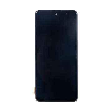شاشة عرض وديجيتيزر سامسونج جالاكسي M31s M317F مع إطار أسود من نوع Soft-OLED