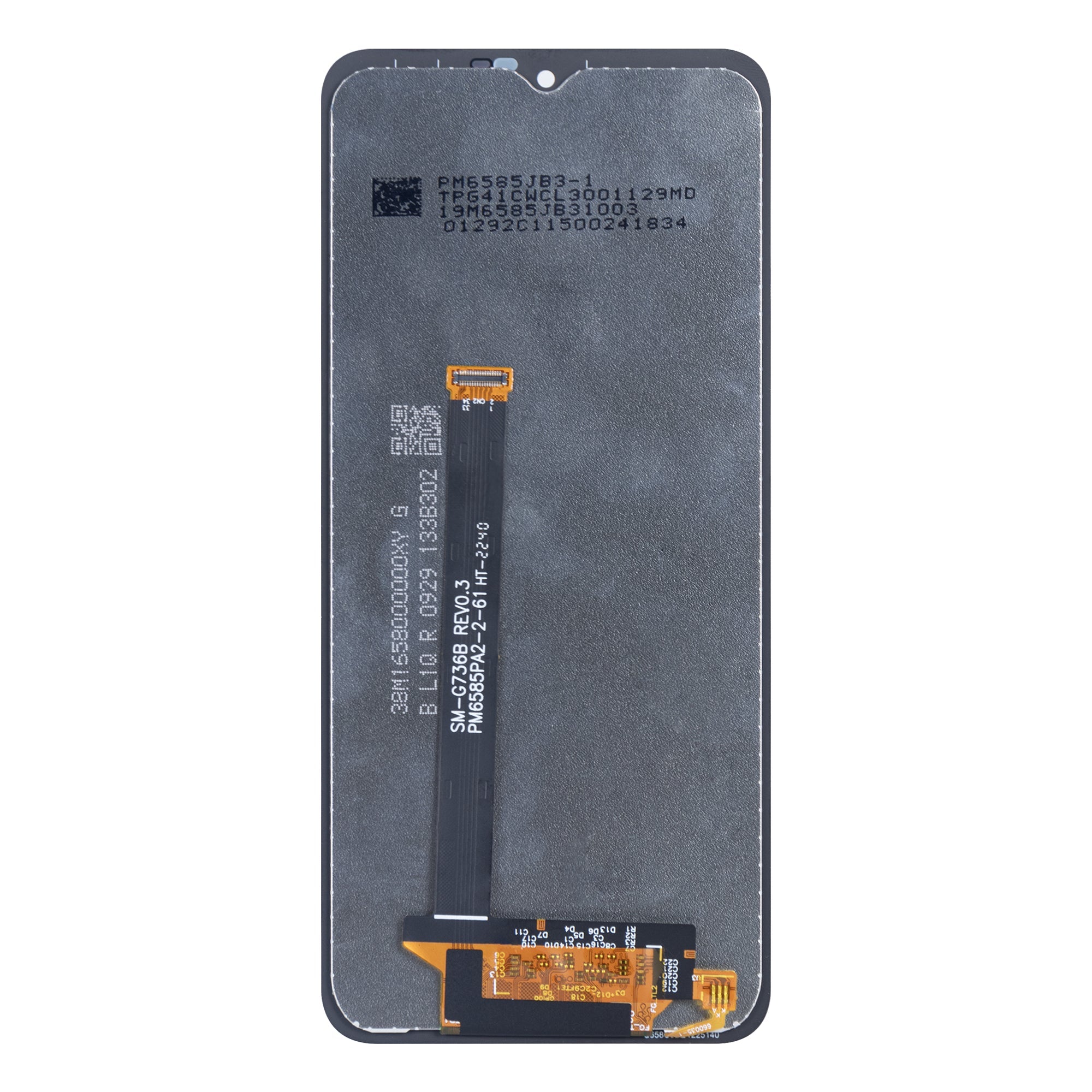 Samsung Xcover 6 Pro G736B شاشة وديجيتيزر بدون إطار أسود Soft-OLED