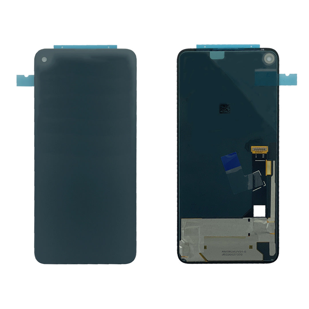 Ecrã e Digitalizador Google Pixel 4A 5G Sem Moldura Preto Service Pack
