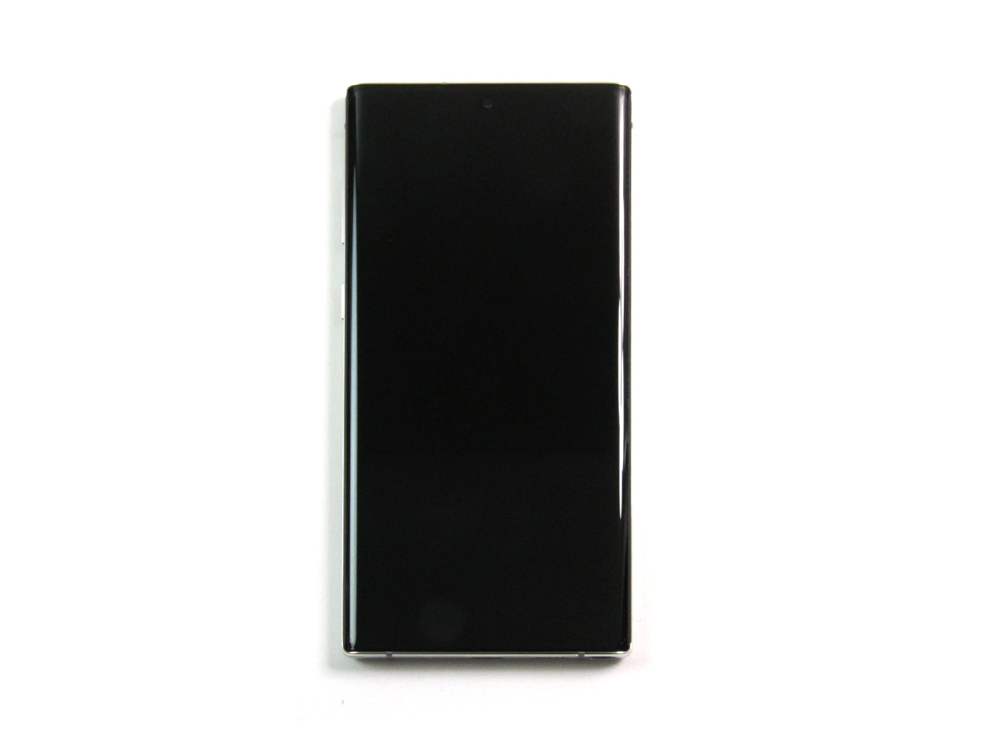 Samsung Galaxy Note 10 N970F Ecrã e Digitalizador com armação Aura White Service Pack