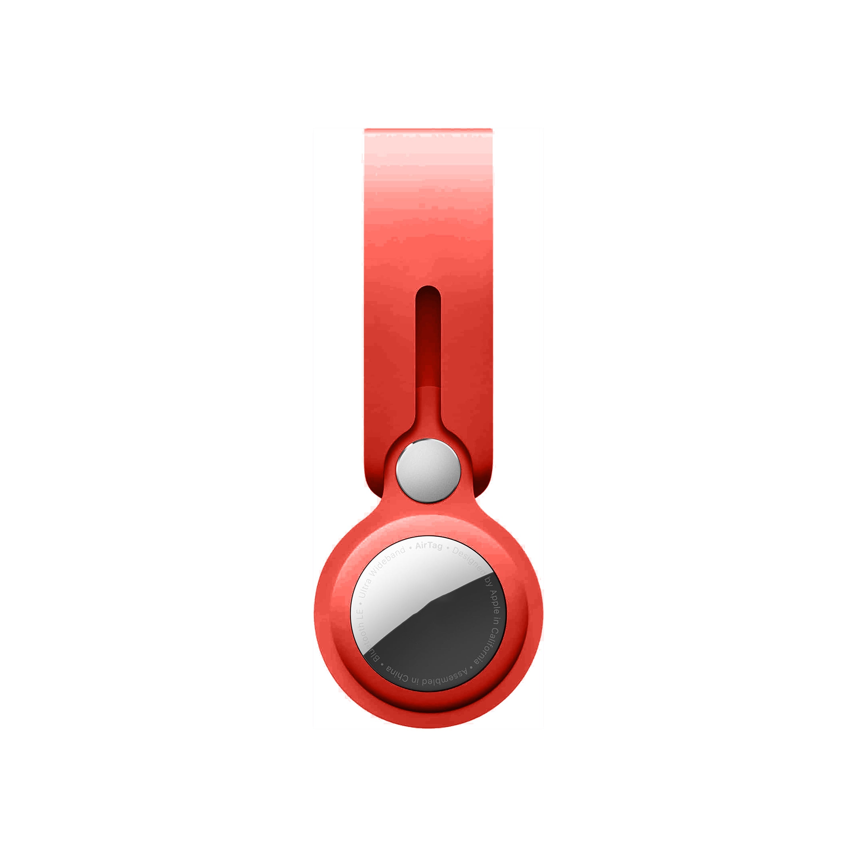 For Apple AirTag Loop باللون الأحمر متوافق