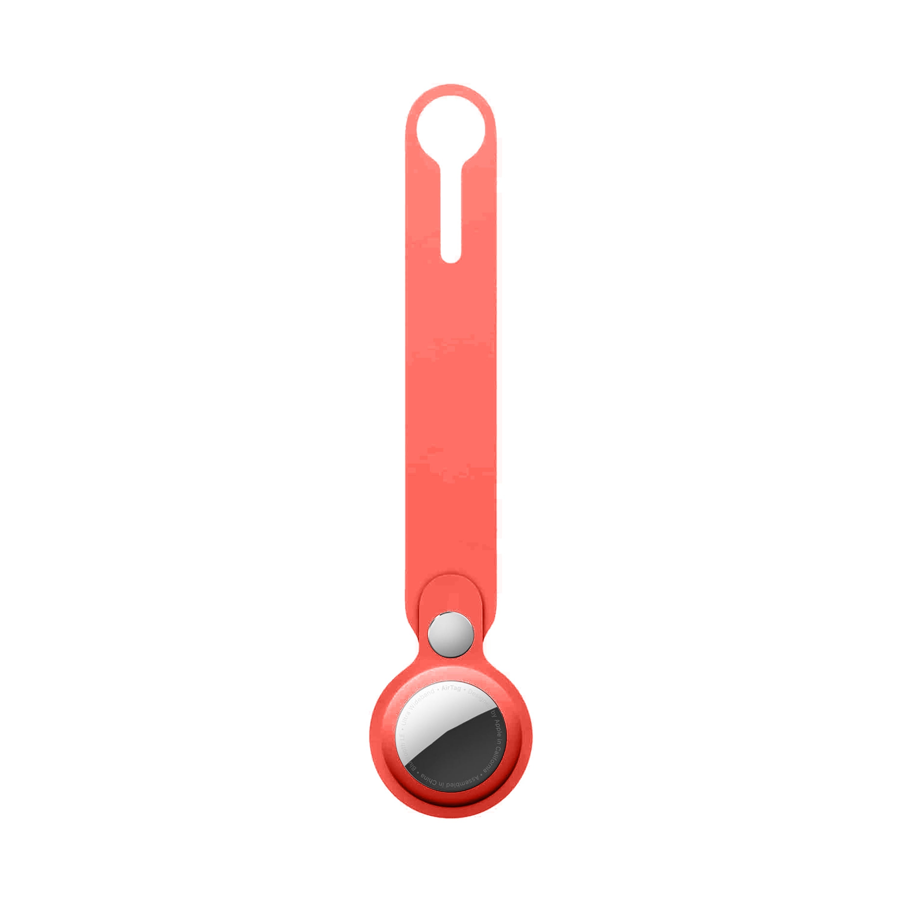 For Apple AirTag Loop باللون الأحمر متوافق