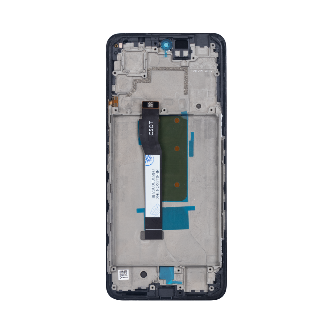 شاشة عرض شاومي ريدمي نوت 11T برو ومحول رقمي مع إطار أسود OEM