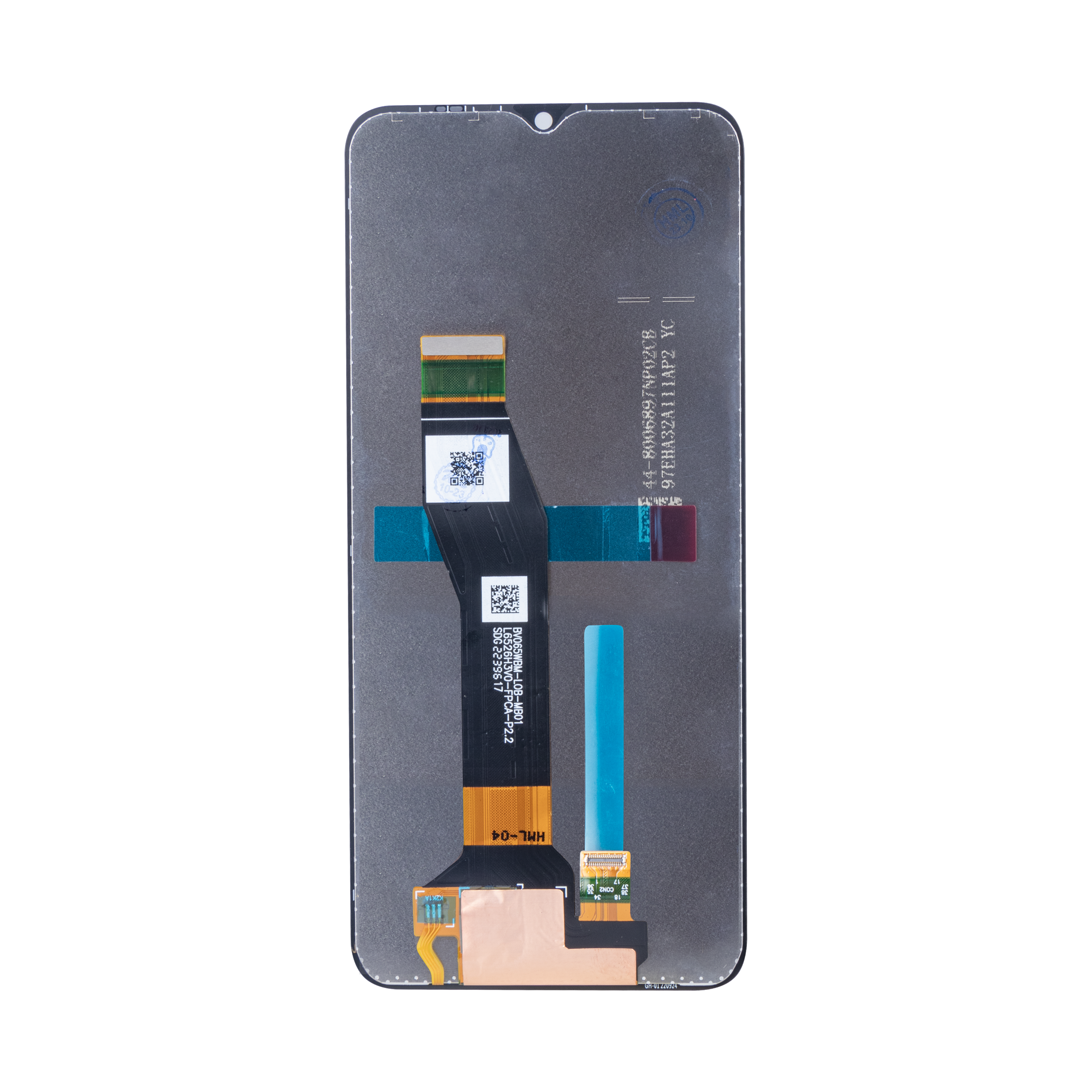 Motorola Moto E13 Ecrã e Digitalizador Sem Aro Preto OEM