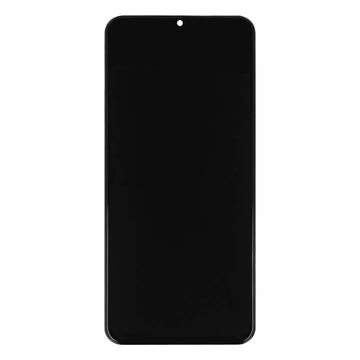 شاشة وهيكل محول رقمي (ديجتايزر) لهاتف Samsung Galaxy M13 M135F أسود حزمة خدمة