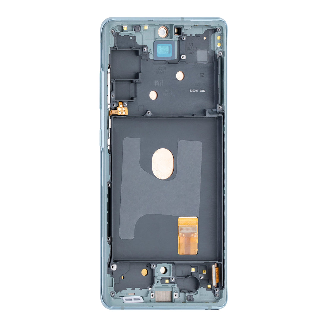 شاشة Samsung Galaxy S20 FE G780F. 5G G781B ومحوّل رقمي مع إطار (كلاود مينت) حزمة خدمة