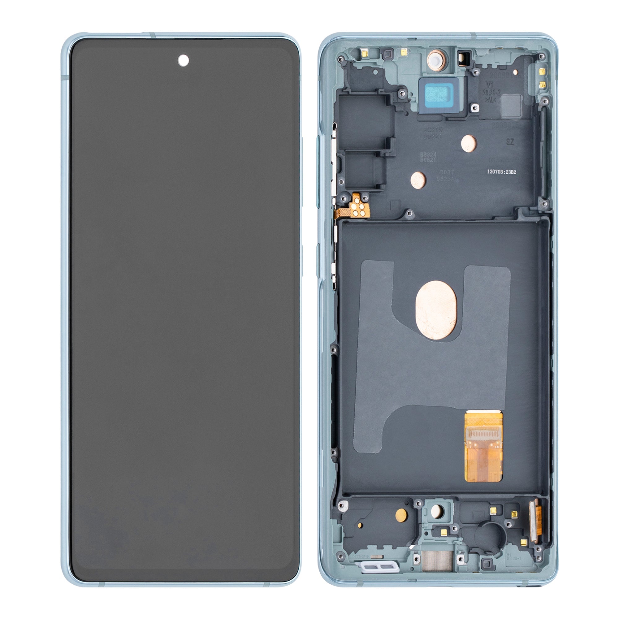 Samsung Galaxy S20 FE G780F. 5G G781B Display And Digitizer With Frame Cloud Mint Service Pack
