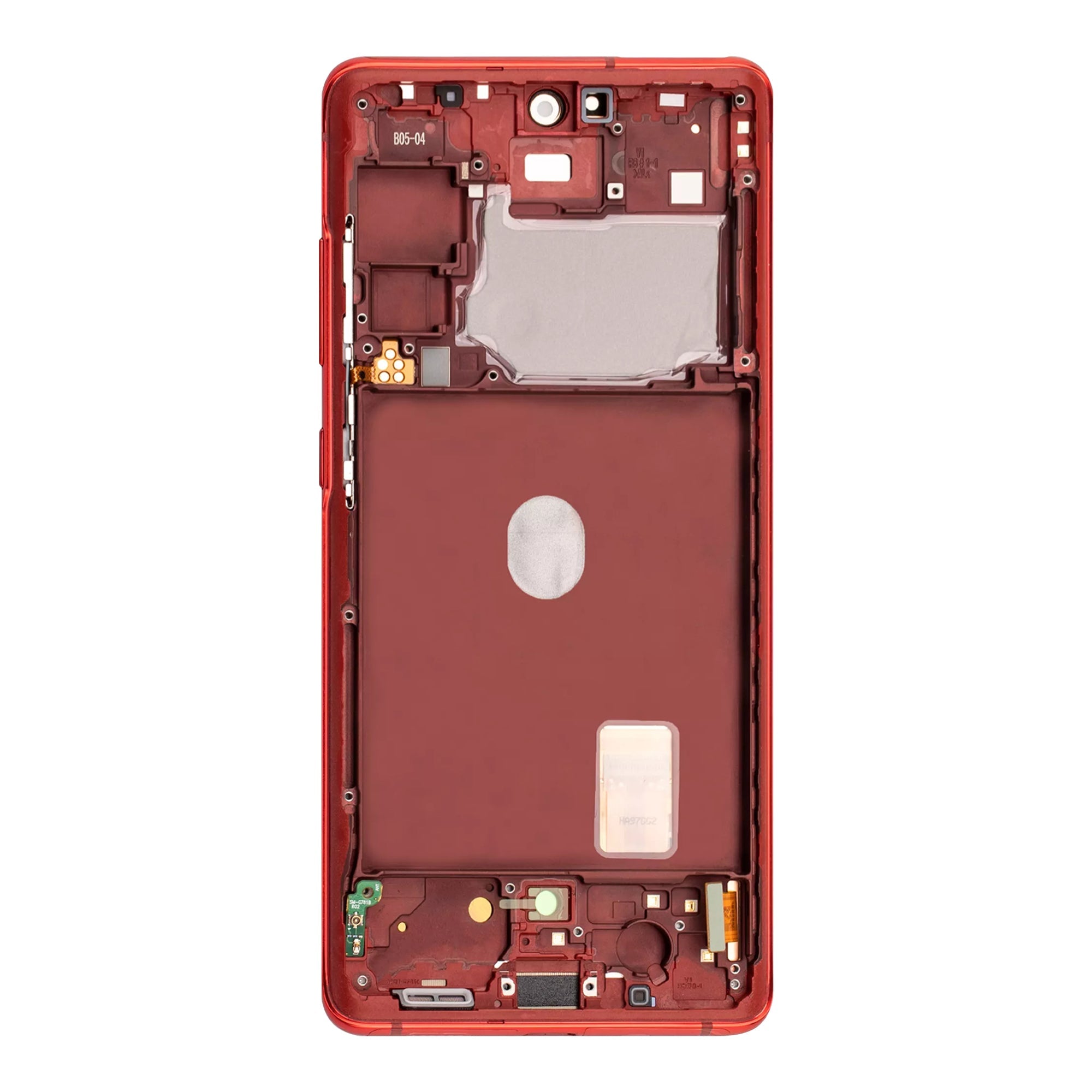 Samsung Galaxy S20 FE G780F. 5G G781B Ecrã e Digitalizador com Aro Cloud Red Service Pack