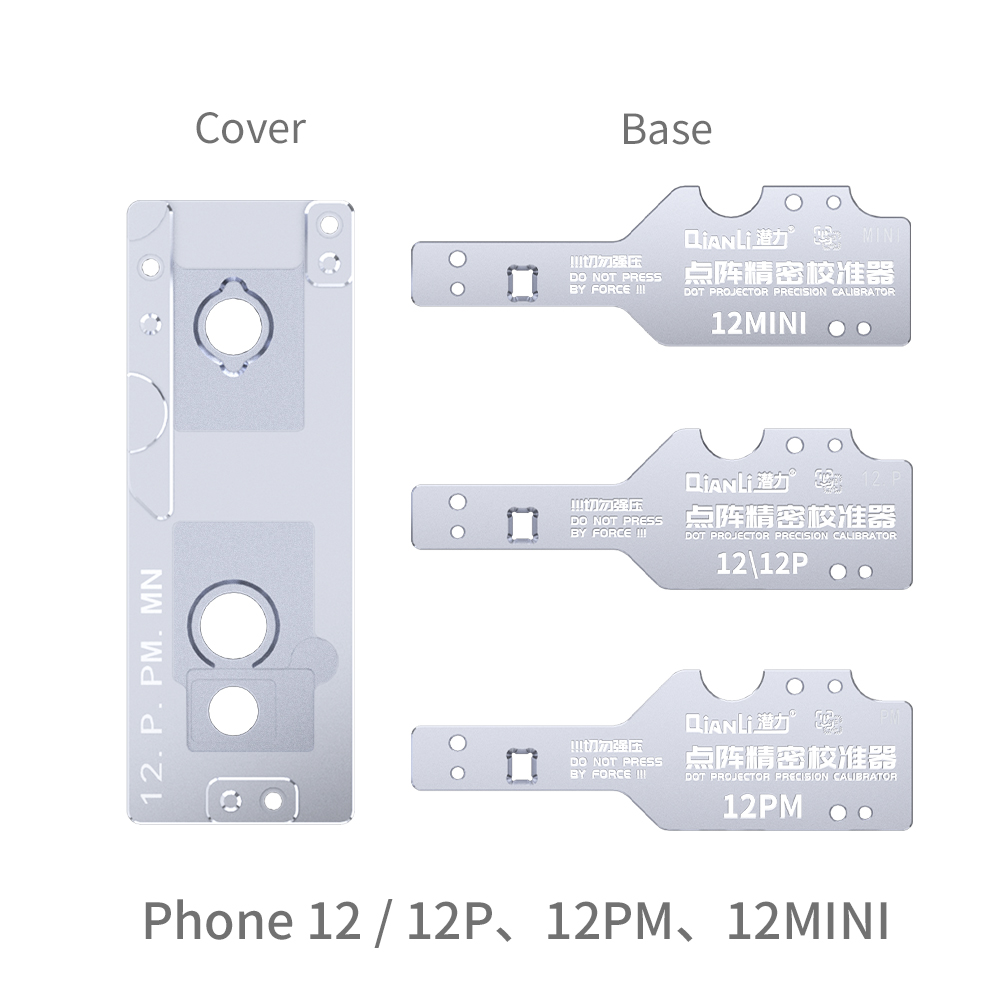 Calibrador de Precisão Qianli Dot Projector para iPhone 12 Prateado