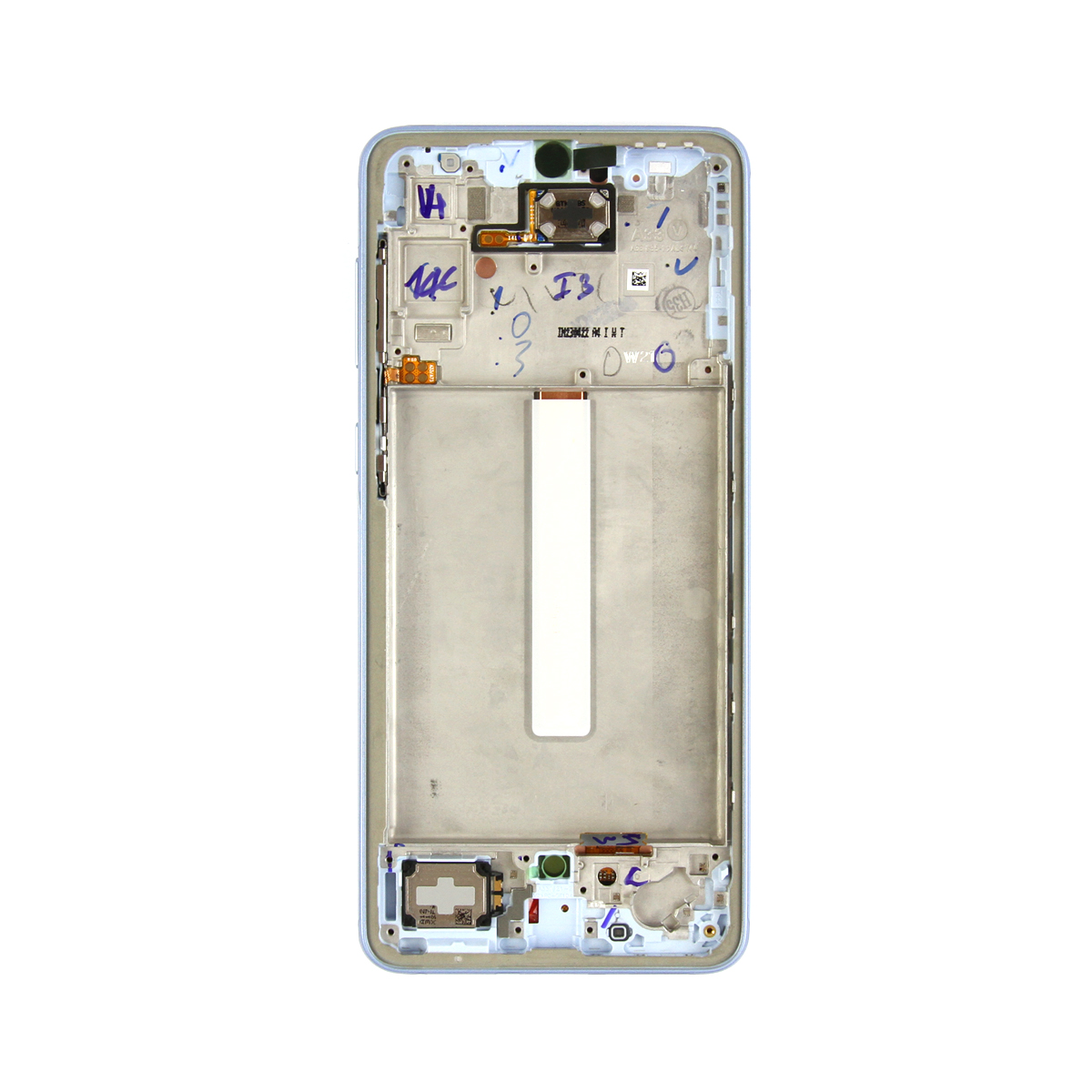 Samsung Galaxy A33 5G A336B Ecrã e Digitalizador com Aro Azul Incrível (Service Pack)
