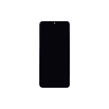 Samsung Galaxy M12 M127F Display And Digitizer With Frame Black Soft-OLED
