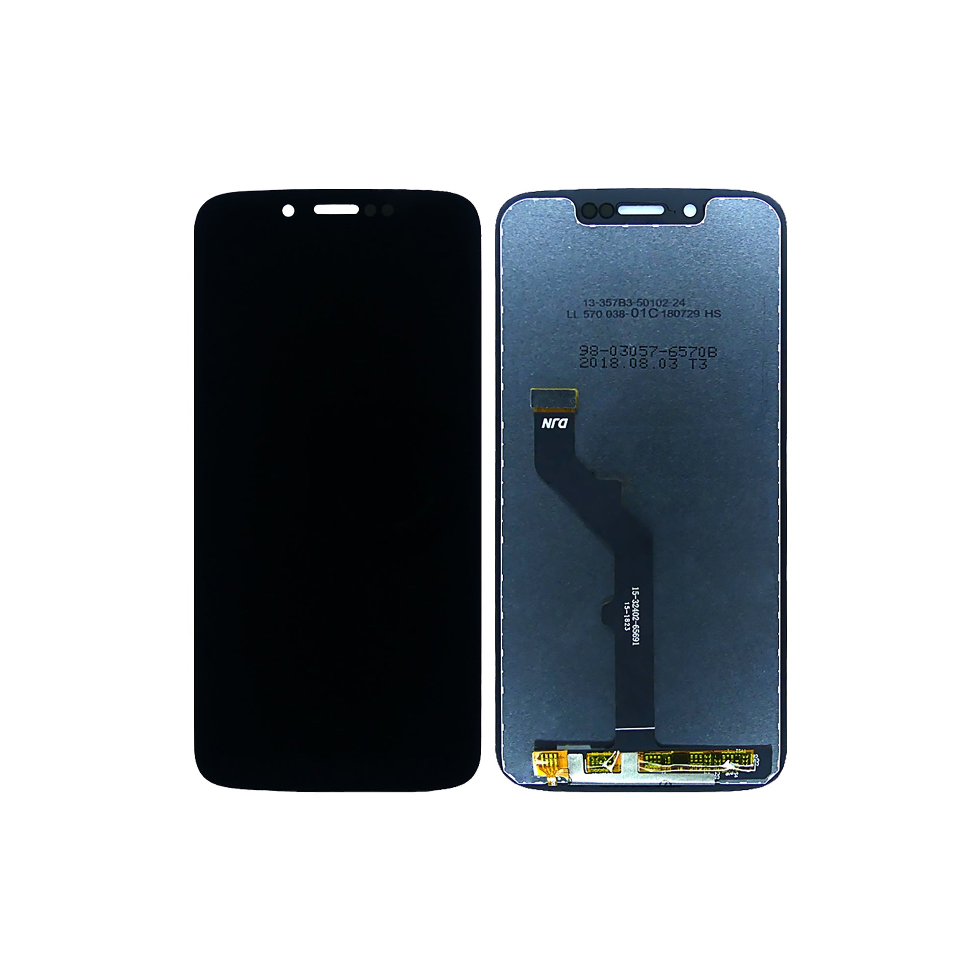 Motorola Moto G7 Play شاشة وديجتايزر بدون إطار أسود أصلي