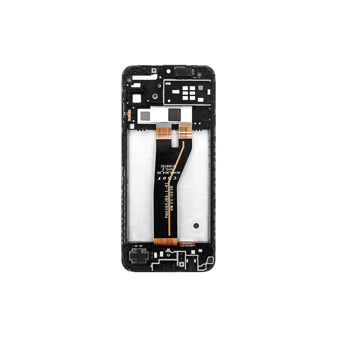 Samsung Galaxy M14 5G M146B Display And Digitizer With Frame Black Service Pack