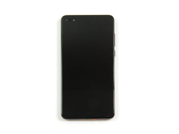 Huawei P40 Ecrã e Digitalizador com Aro Preto Service Pack