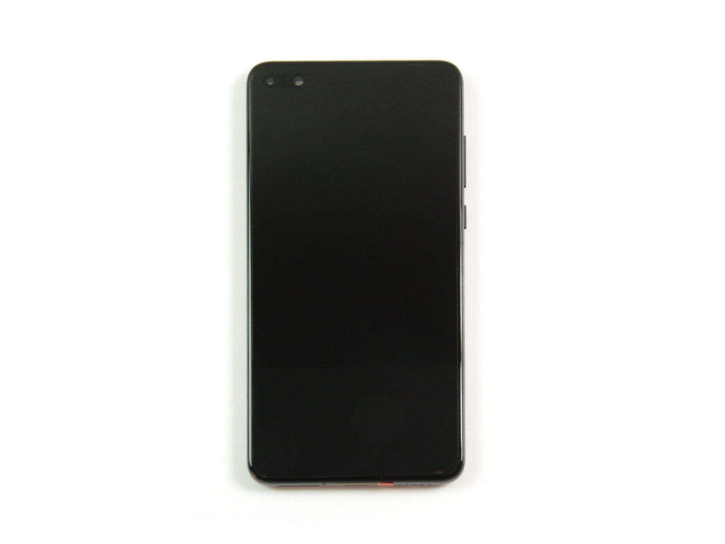 Huawei P40 Display And Digitizer With Frame Black Service Pack