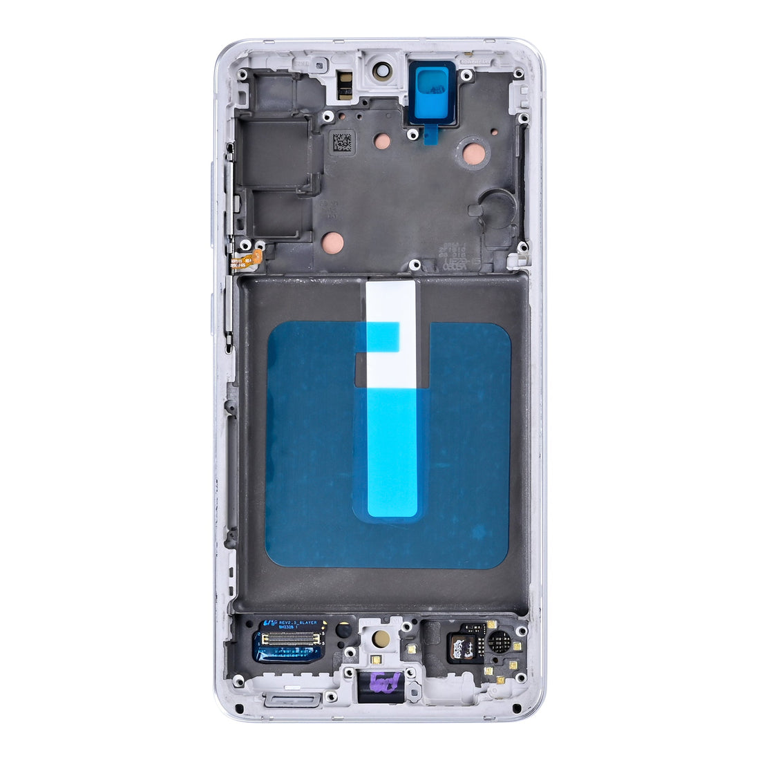 Samsung Galaxy S21 FE G990B Display And Digitizer With Frame White Soft-OLED