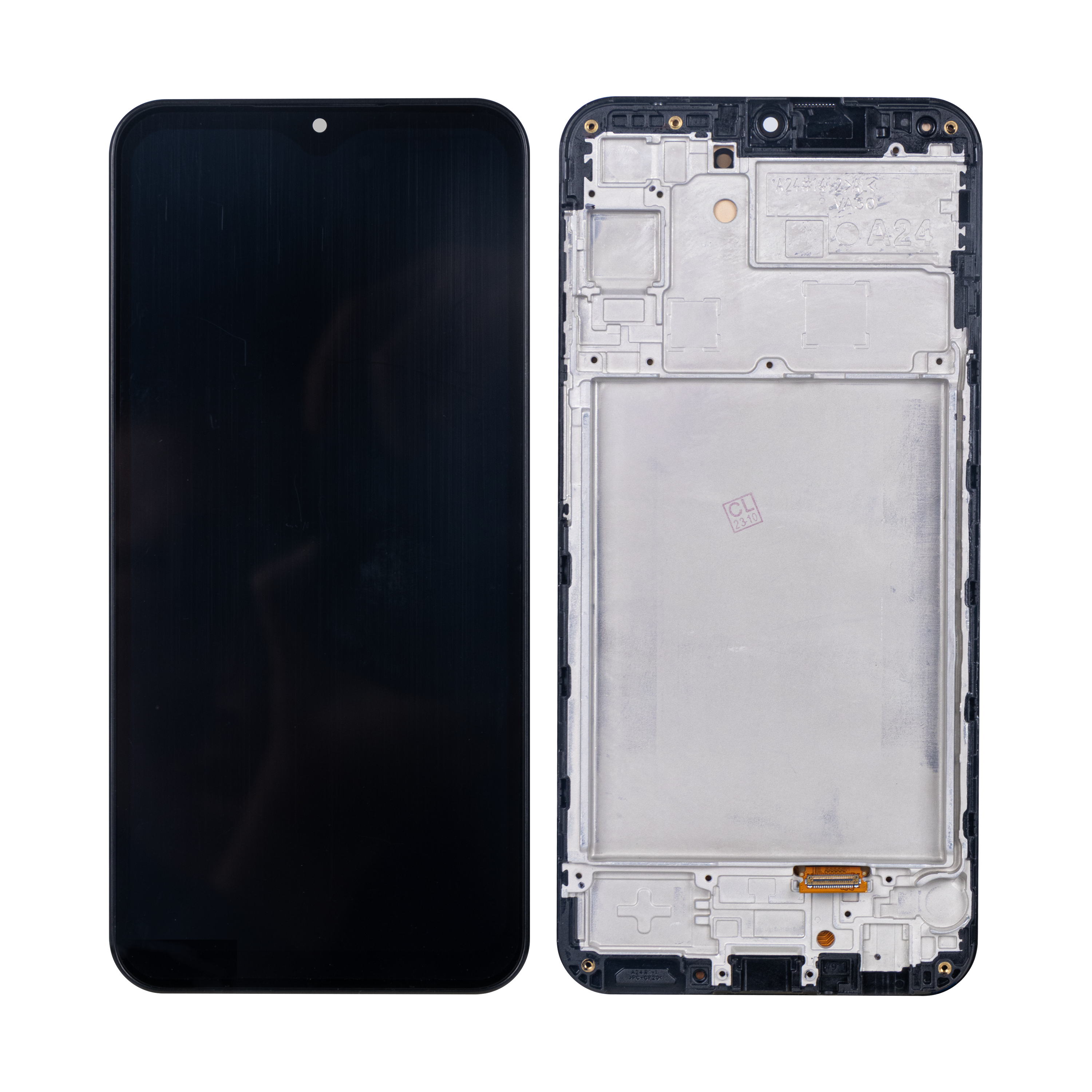 شاشة وديجيتال سامسونج جالاكسي A24 4G A245F مع إطار أسود Soft-OLED