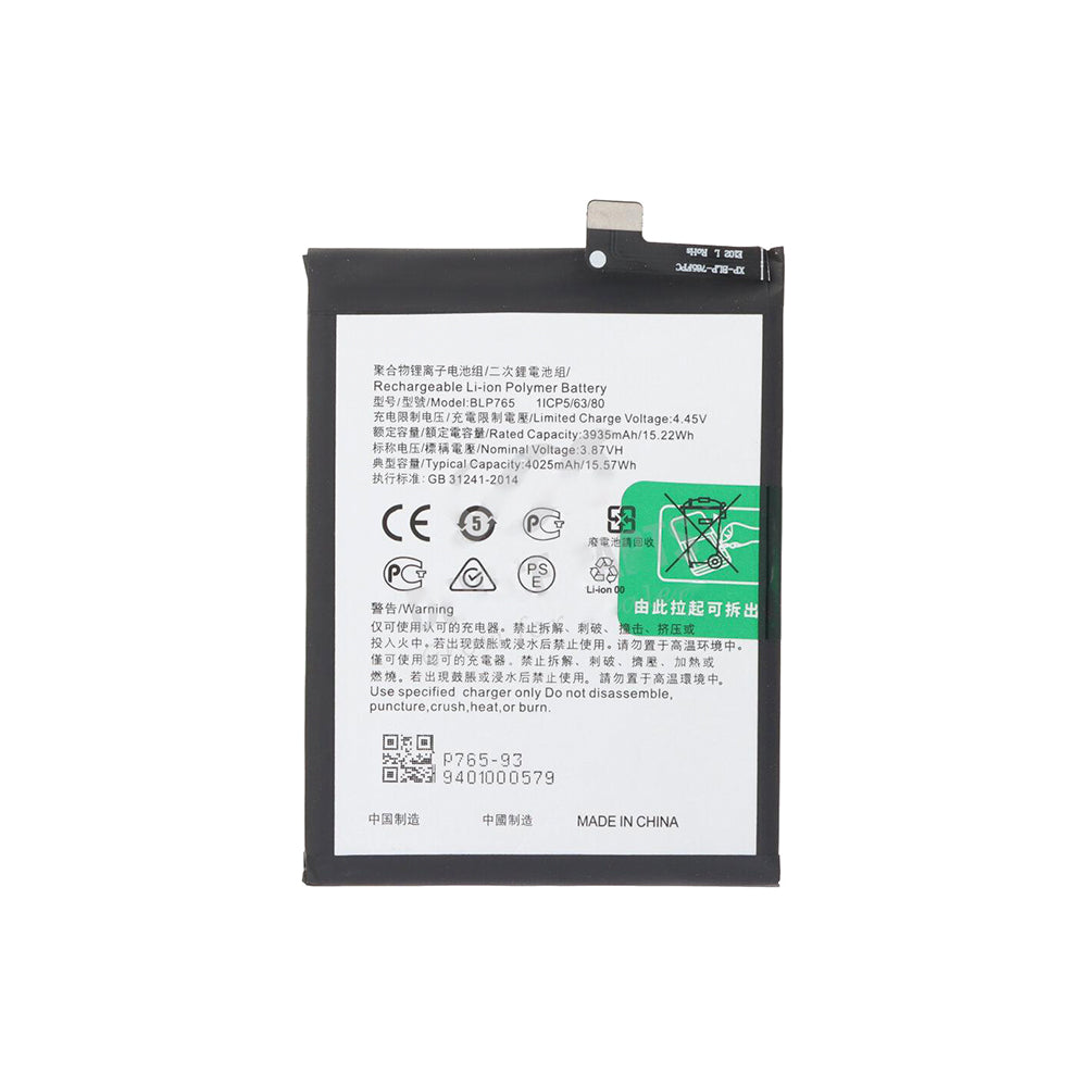 بطارية أوبو A91. رينو 3 BLP765 أصلية