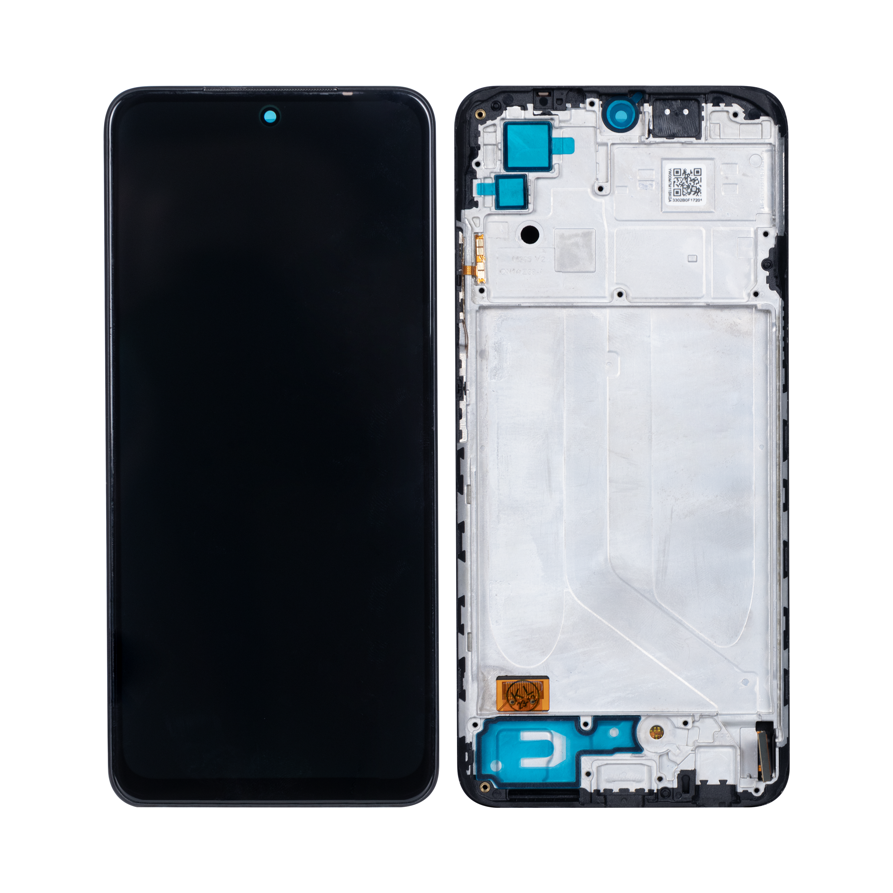 Ecrã e Digitalizador Xiaomi Poco M5s com Aro Cinzento OEM