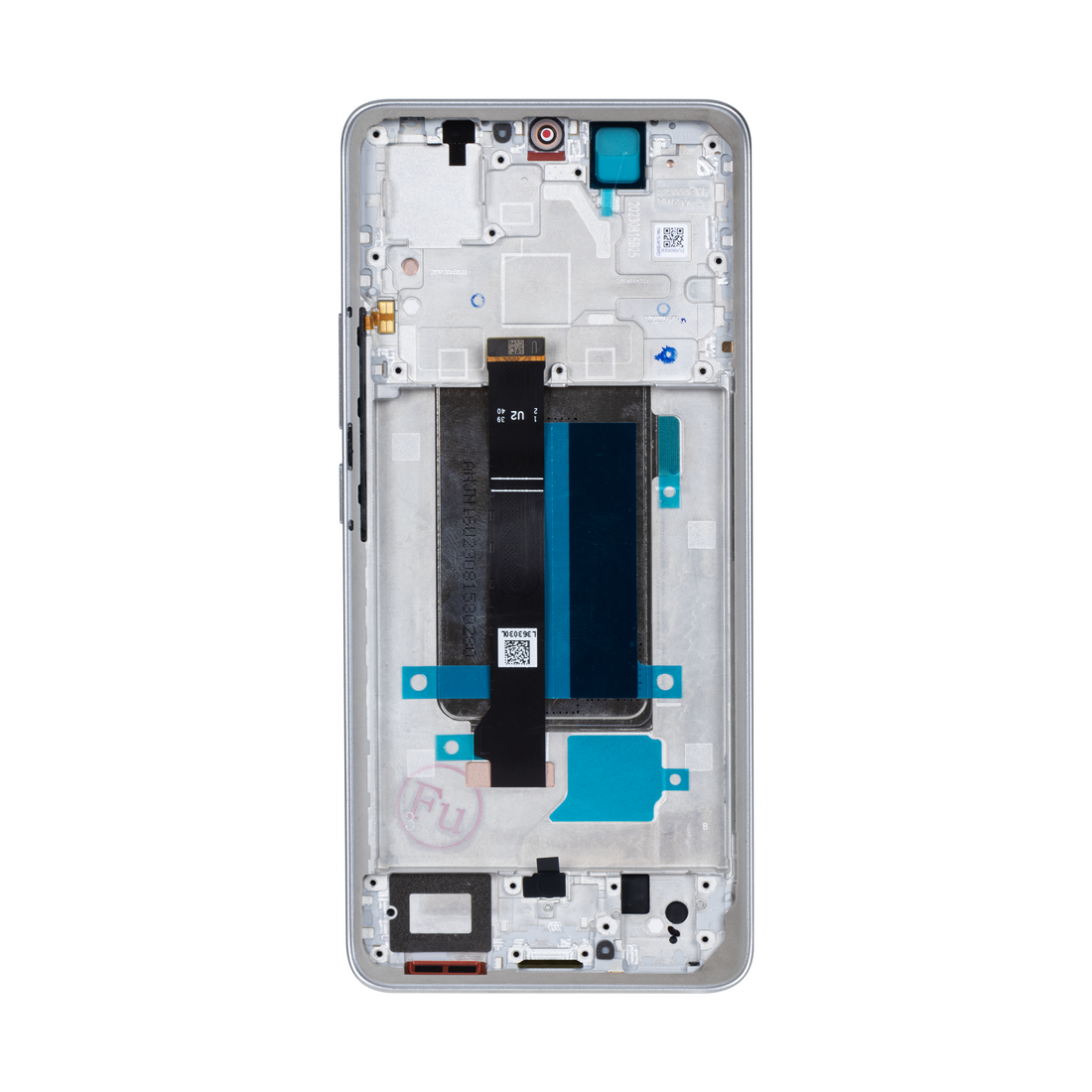 شاشة Xiaomi Redmi Note 13 Pro Plus 5G ومحول رقمي مع إطار أبيض أصلي