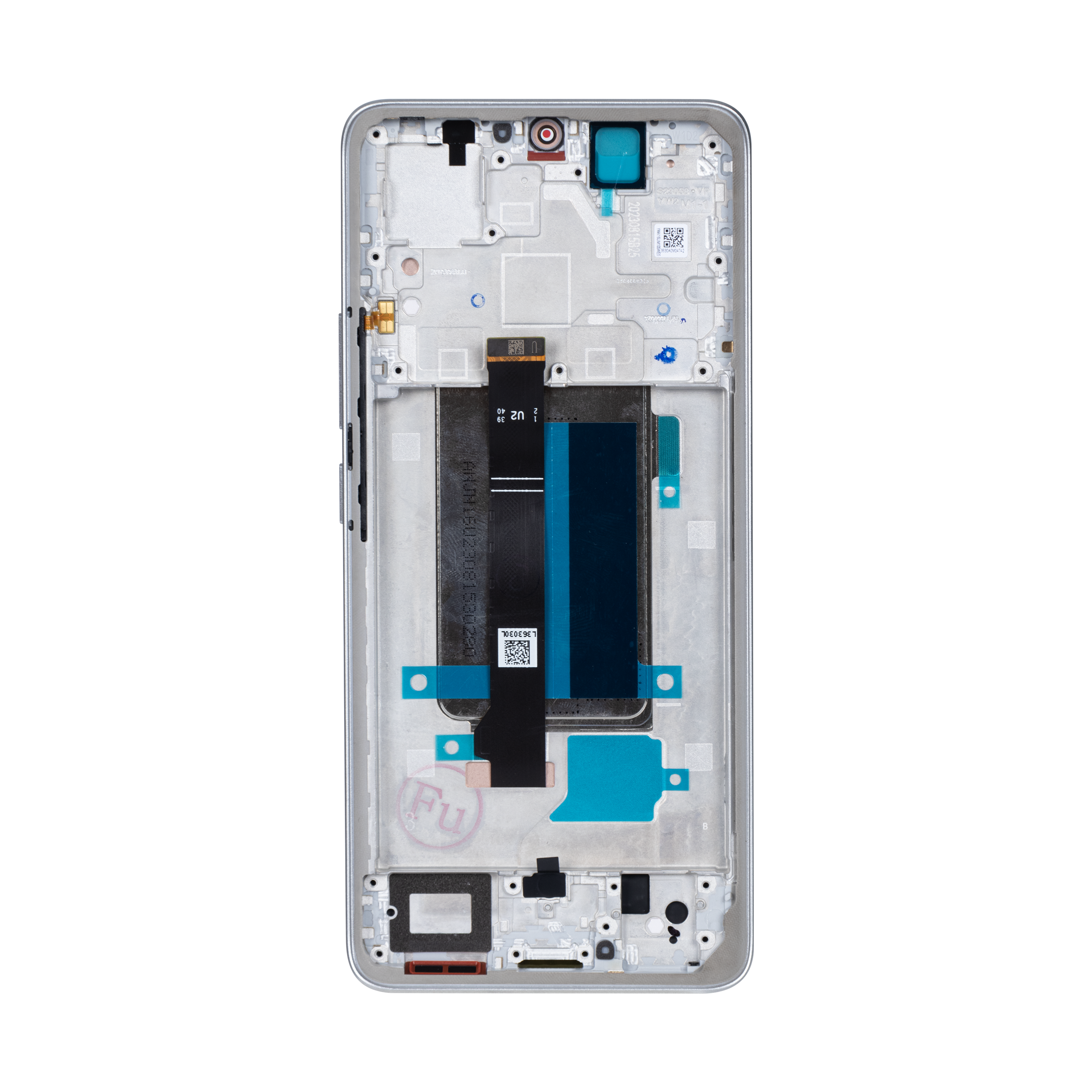 شاشة Xiaomi Redmi Note 13 Pro Plus 5G ومحول رقمي مع إطار أبيض أصلي