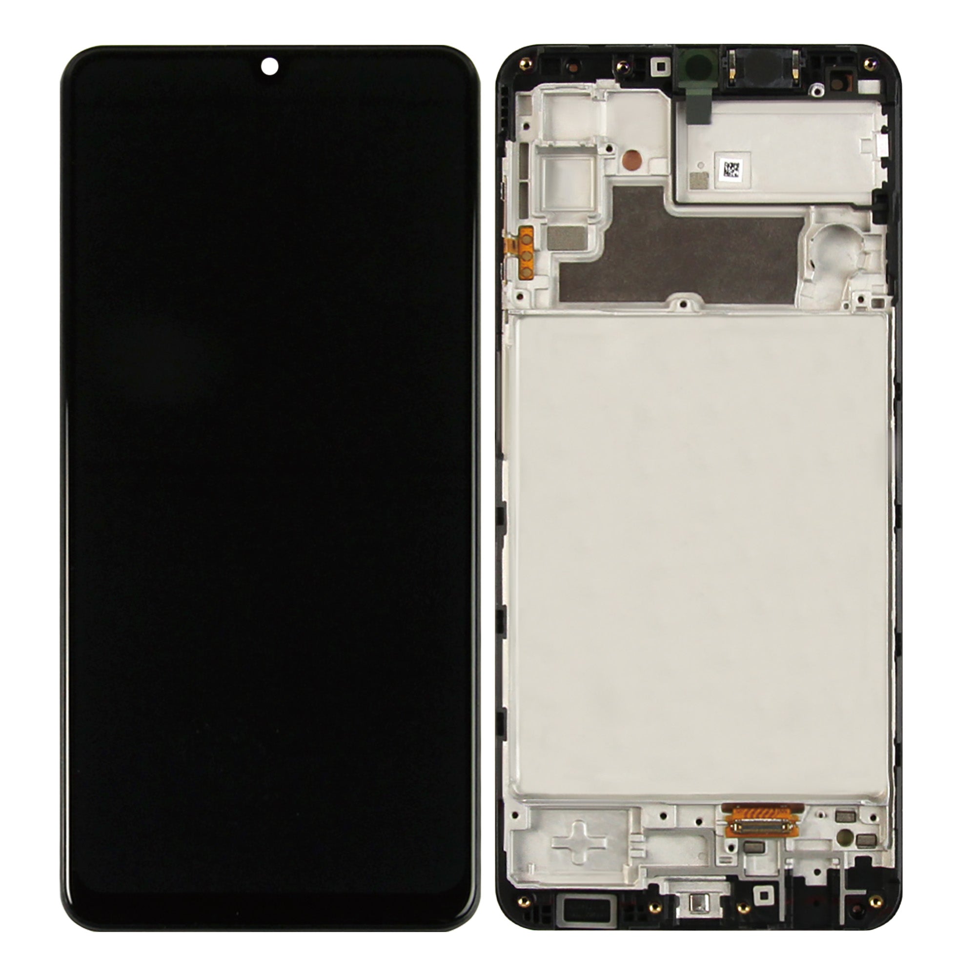 Samsung Galaxy M32 M325F Ecrã e Digitalizador com Aro Preto Service Pack