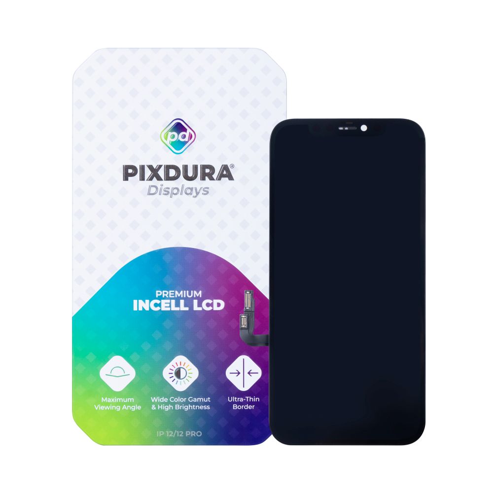 PIXDURA Para Apple iPhone 12. Ecrã e Digitalizador 12 Pro In-Cell Premium (IC Removível) (60Hz)