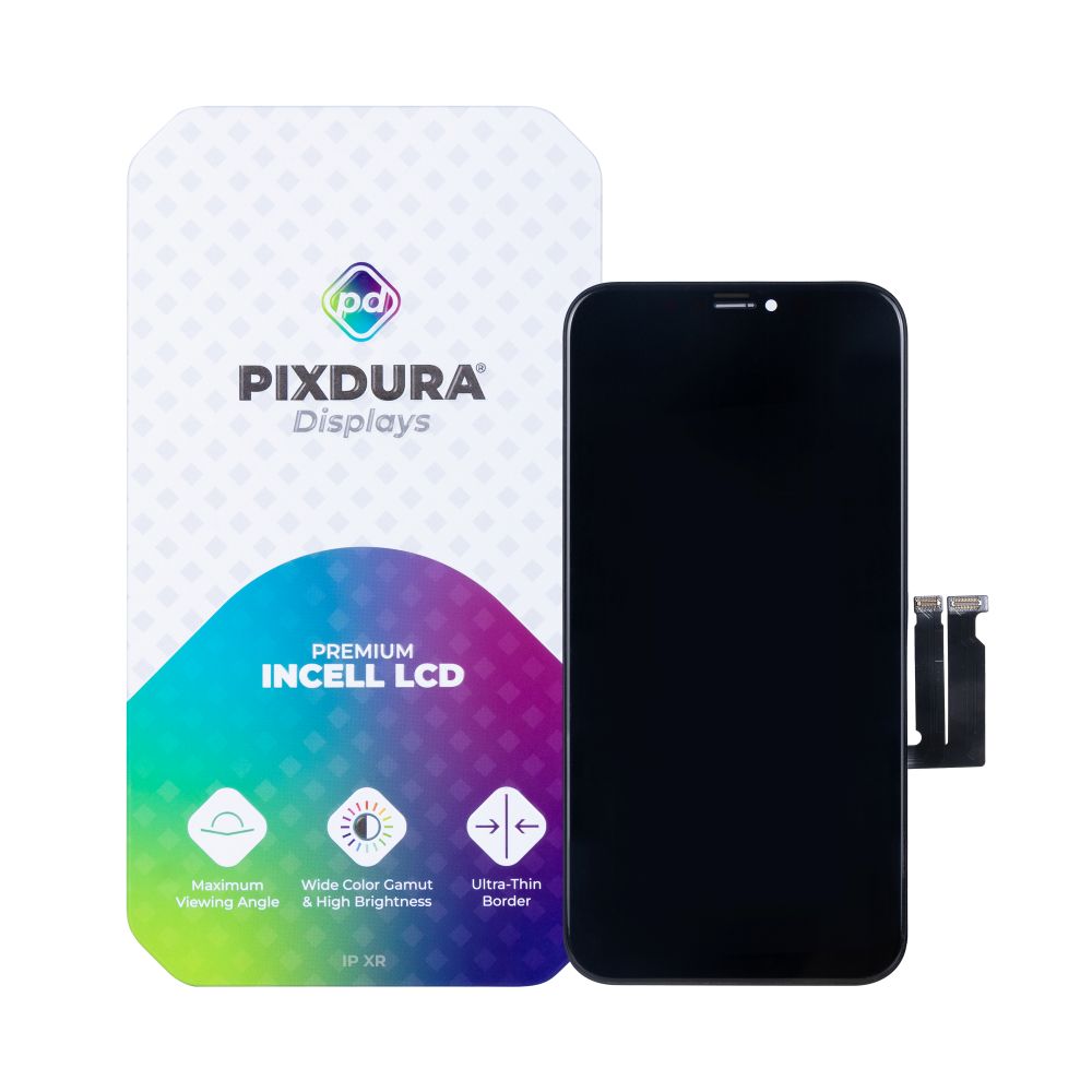 PIXDURA شاشة وديجيتاليزر مدمجين لـ Apple iPhone XR بجودة ممتازة (60 هرتز)