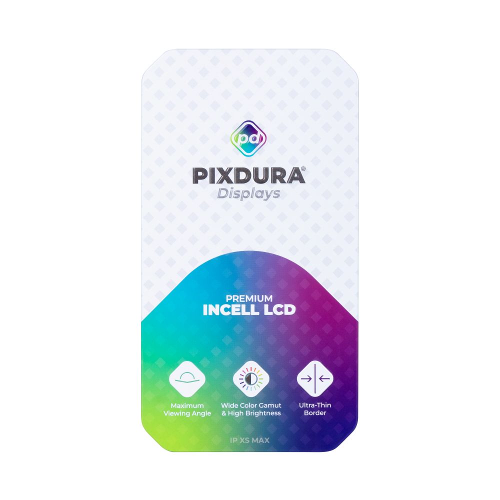 PIXDURA لهاتف آبل آيفون XS ماكس شاشة لمس رقمية مدمجة بجودة ممتازة (60 هرتز)