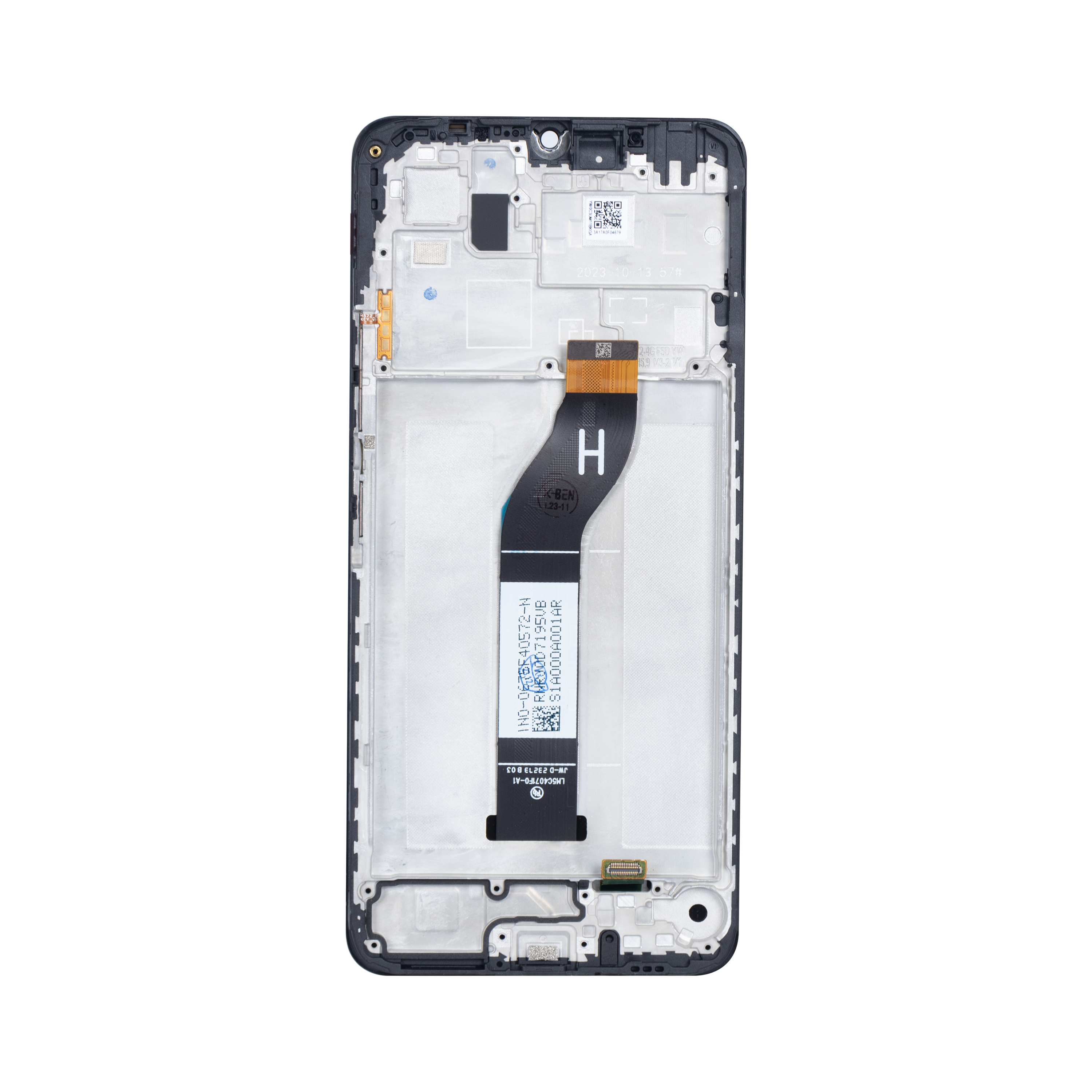Ecrã e Digitalizador Xiaomi Redmi 13C com Aro Preto OEM