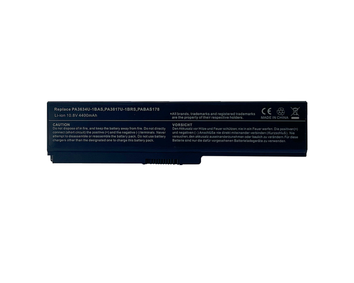 Toshiba 3634 Laptop Battery Black (10.8V. 4400mAh)