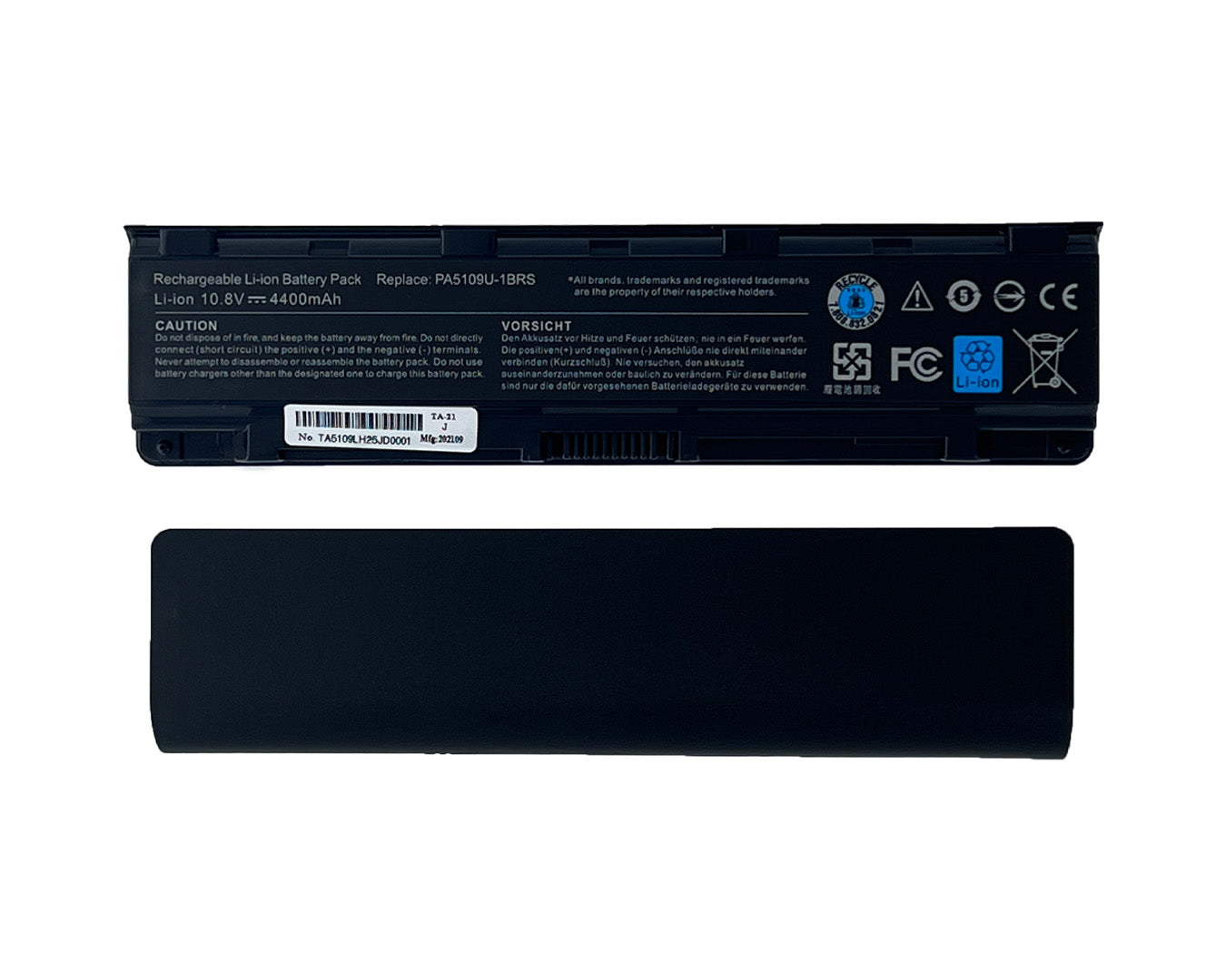 Toshiba 5109 Laptop Battery Black (10.8V. 4400mAh)